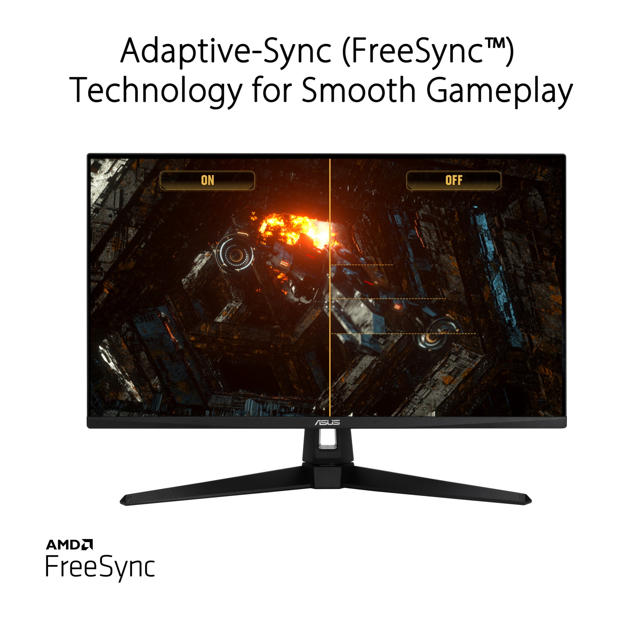 ASUS TUF Gaming VG289Q1A 28” Monitor, 4K UHD (3840x2160),IPS, DCI-P3,Adaptive-Sync/FreeSync™,HDR 10 - Image 4