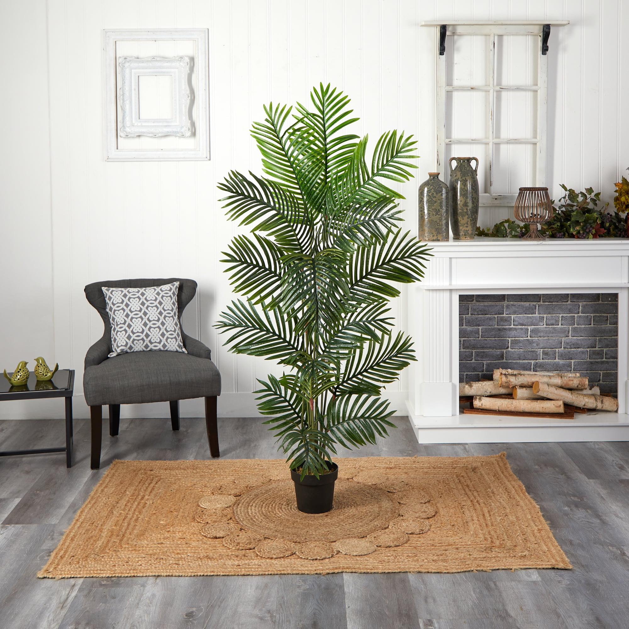 Nearly Natural 5' Paradise Palm Artificial Tree - Image 2
