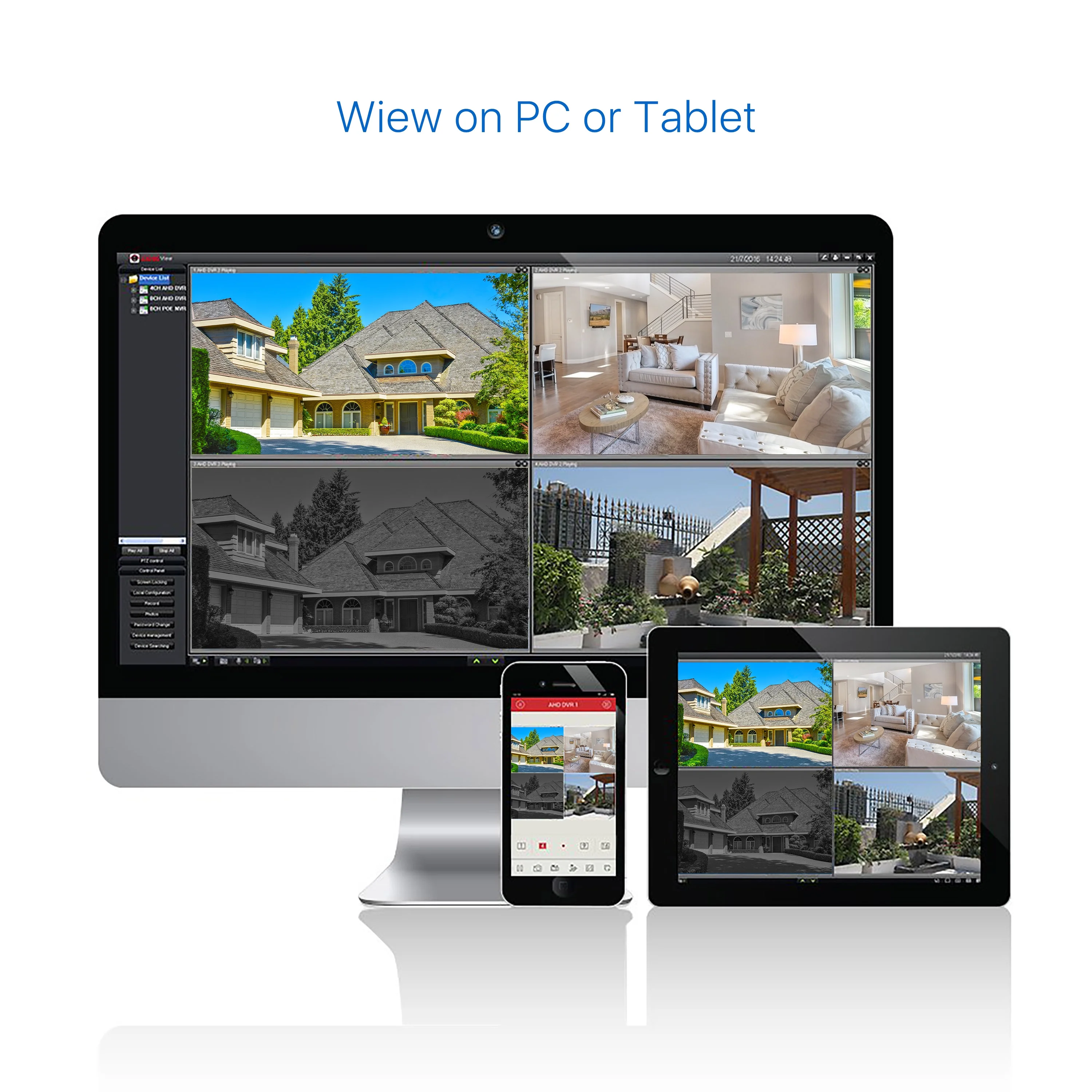 ZOSI 1080P Security Camera System H.265+ 8CH Full 1080P HD Video DVR Recorder with 4X HD 1920TVL 1080P Indoor Outdoor Weatherproof CCTV Cameras ,Motion Alert,Remote Access(No HDD) - Image 3