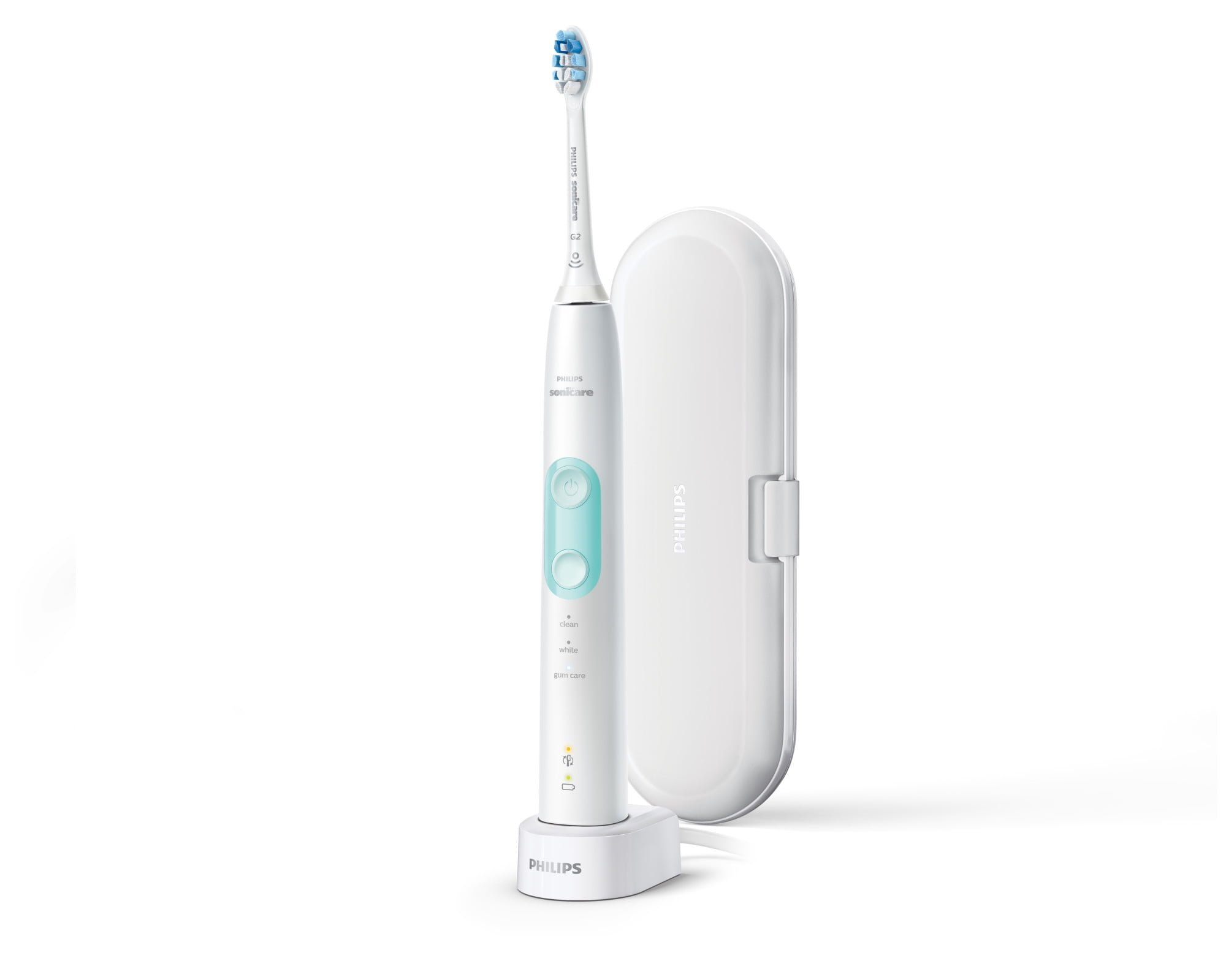 Philips Sonicare ProtectiveClean 5100 Plaque Control, Rechargeable Electric Toothbrush with Pressure Sensor, White Mint Hx6857/11 - Image 10