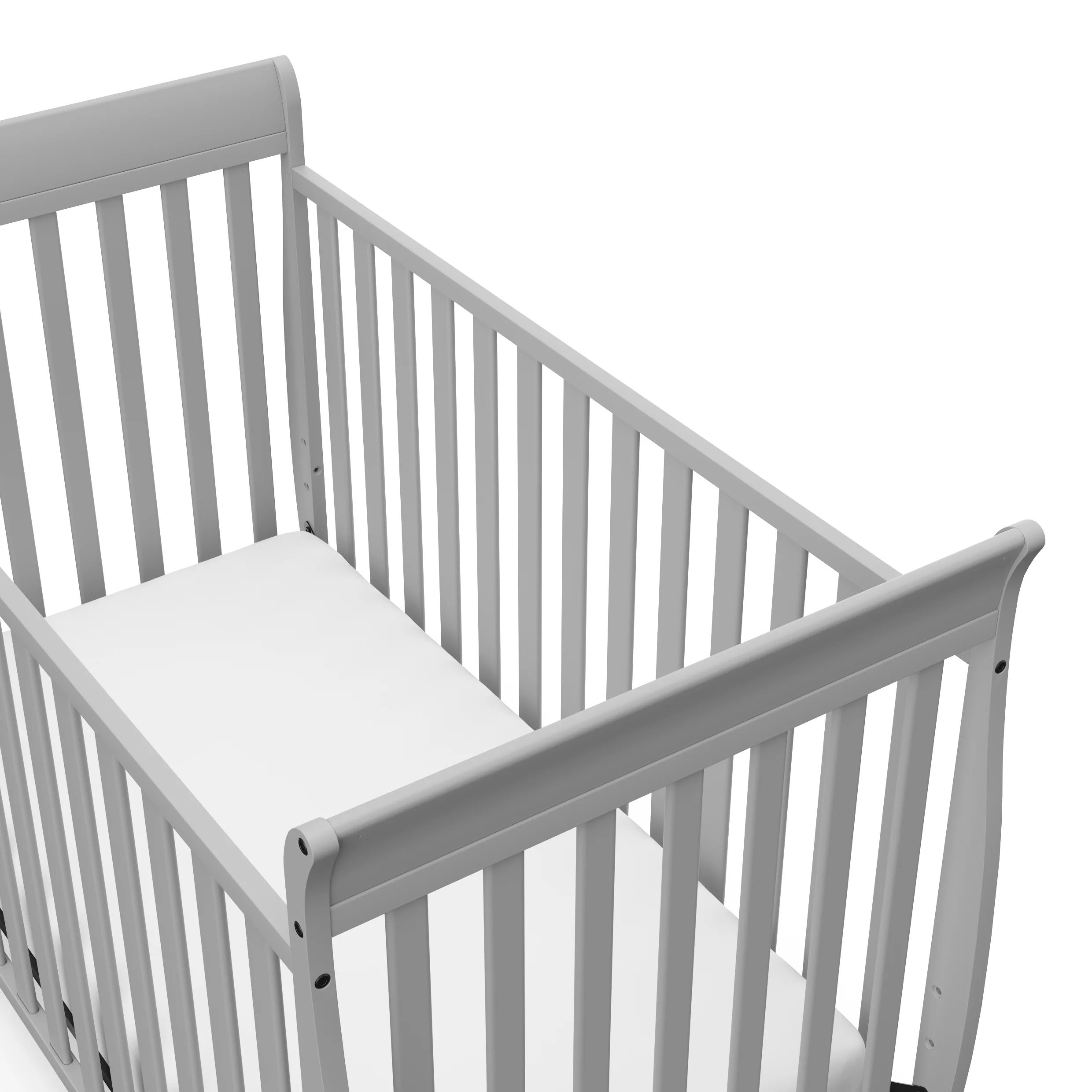Storkcraft Maxwell 3-in-1 Convertible Baby Crib, Pebble Gray - Image 3