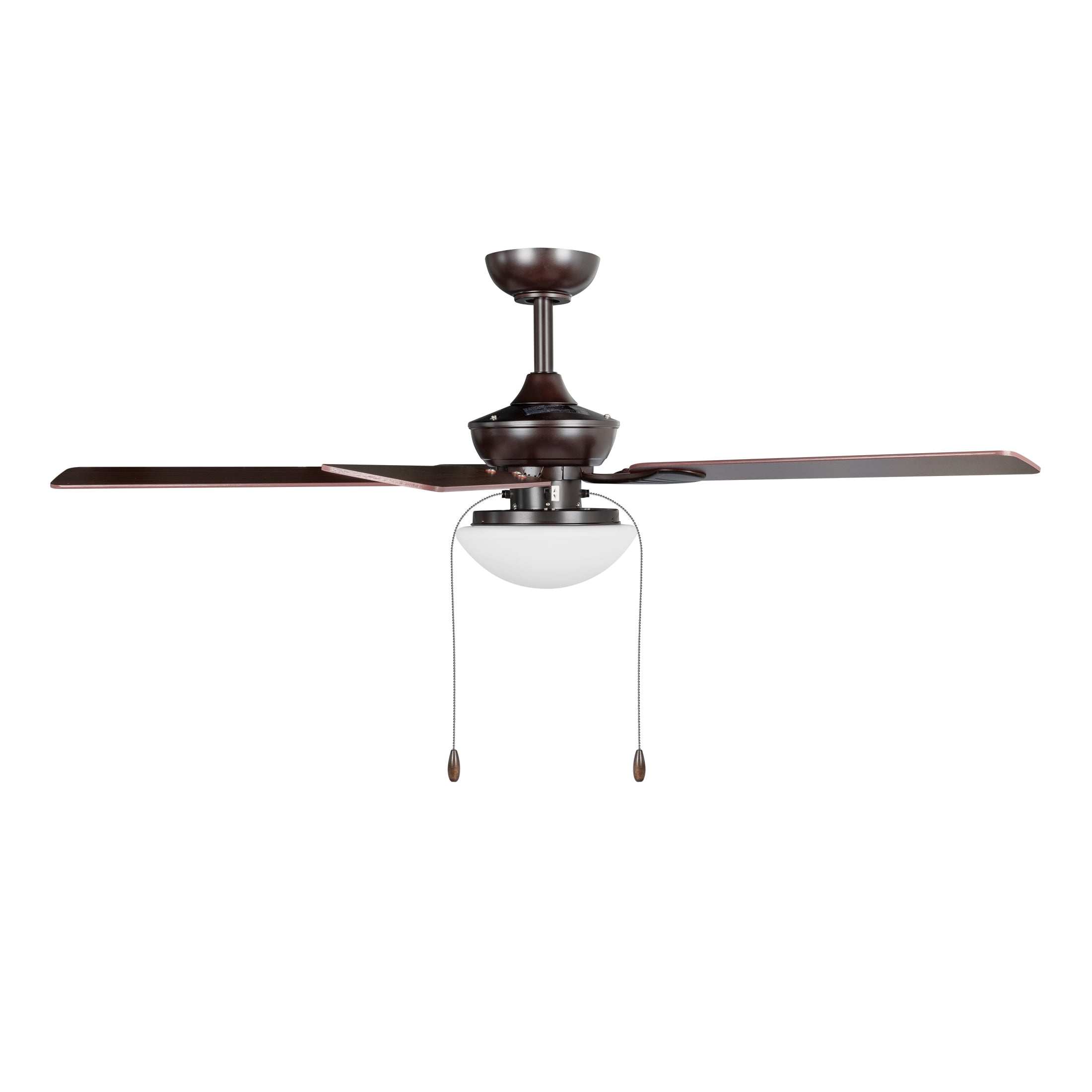Mainstays 52" Indoor/Outdoor Oil Rubbed Bronze 5 Blade Reverse Airflow Ceiling Fan, 1 LED Bulb - Image 7