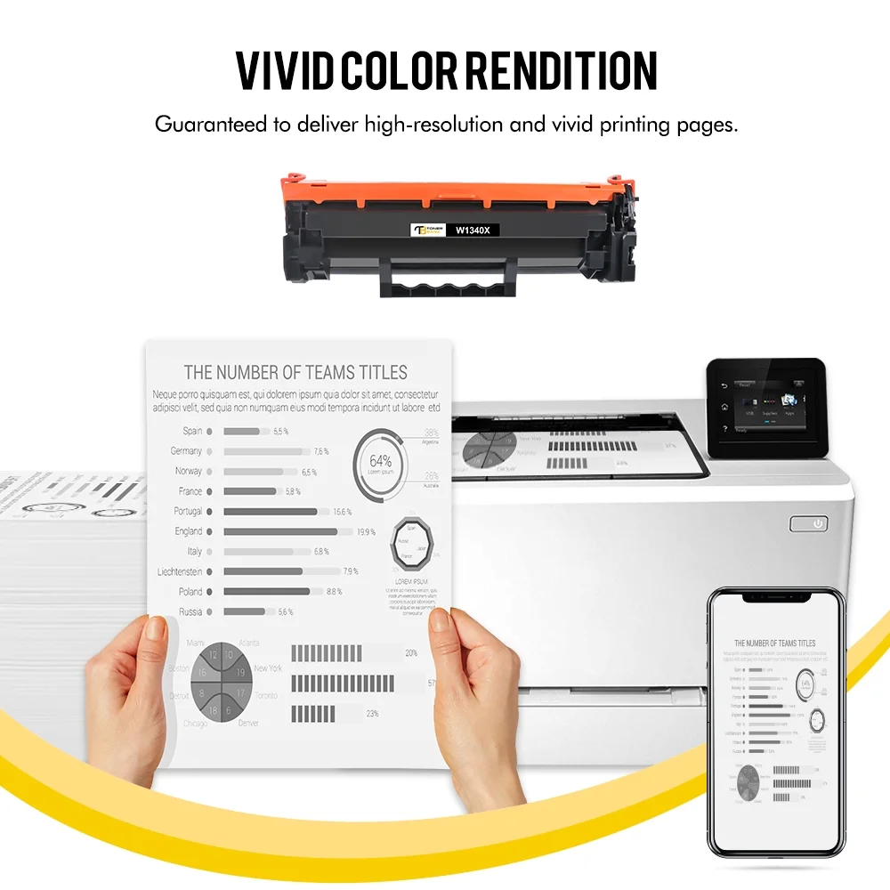 134X 134A Black Toner Cartridges with Chip Compatible for HP 134X W1340X 134A W1340A for HP LaserJet M209dw MFP M234dw MFP M234sdn MFP M234sdw Printer Ink High Yield 2-Pack - Image 6