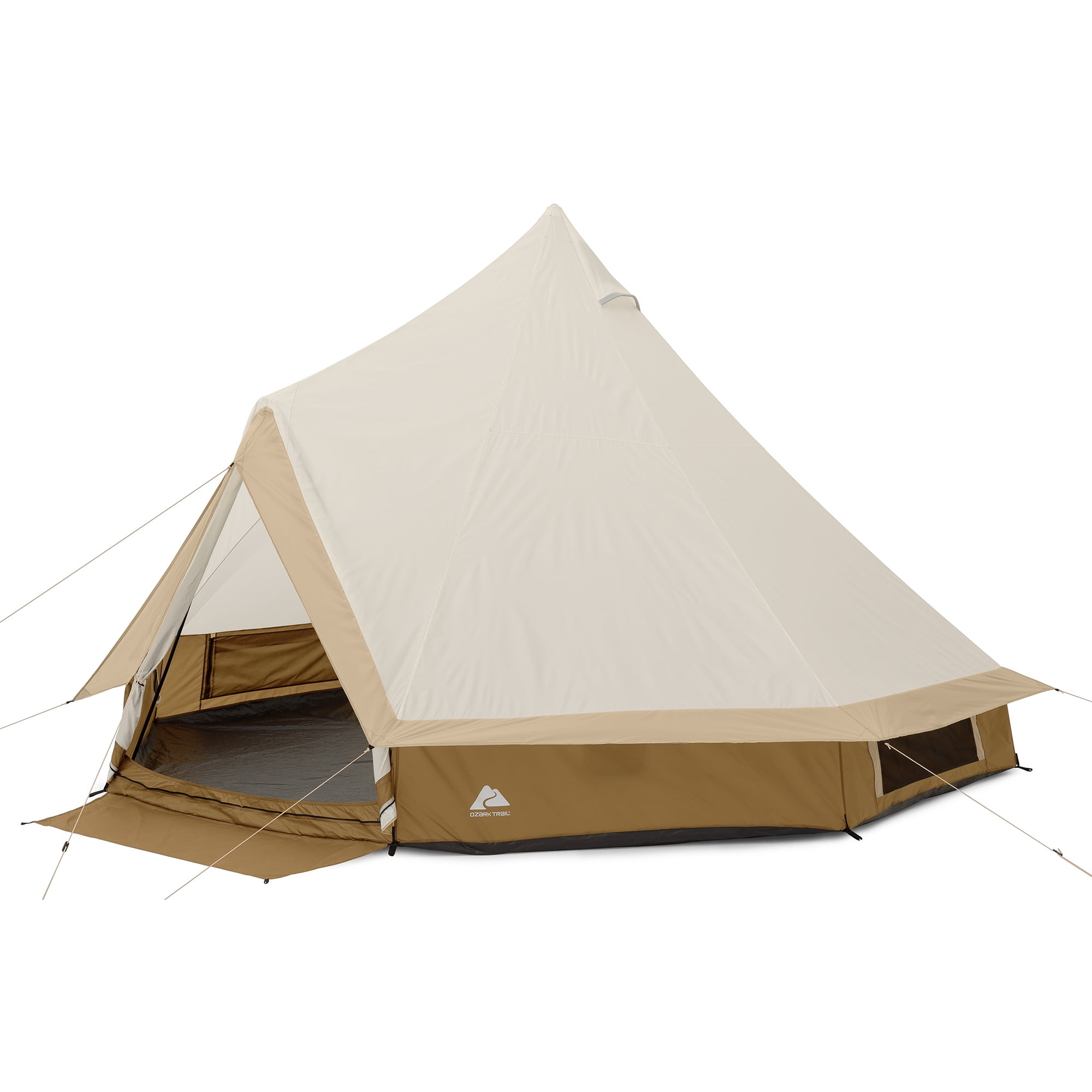 Ozark Trail 15' x 15' 8-Person Bell Tent with String Lights, 22.57 lbs - Image 15