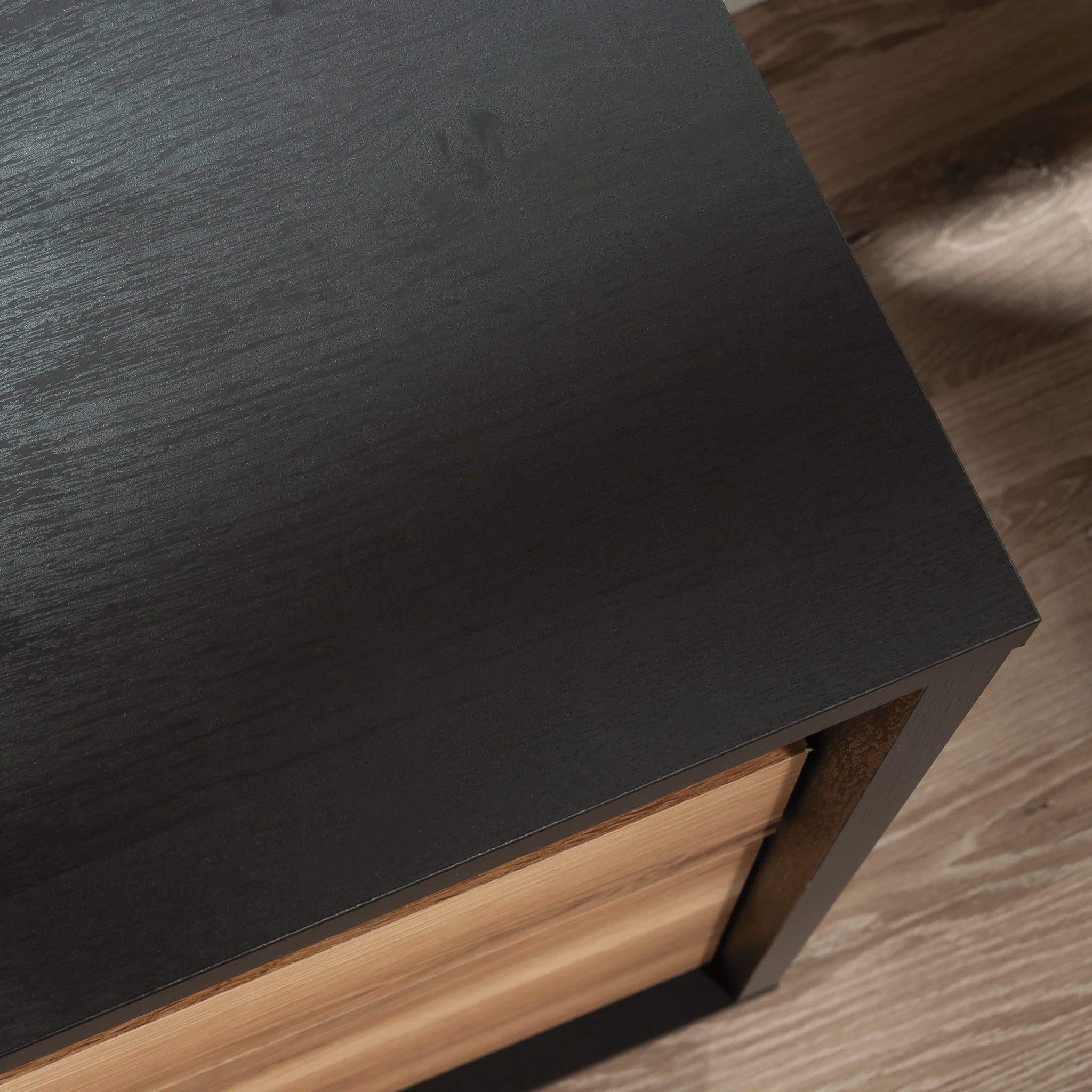 Sauder Acadia Way 2-Drawer Lateral File, Raven Oak Finish - Image 9