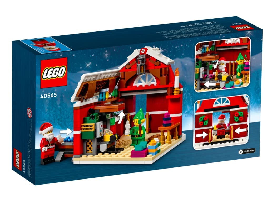 LEGO Seasonal Santa Claus Workshop Interlocking Block Building Sets - Image 3