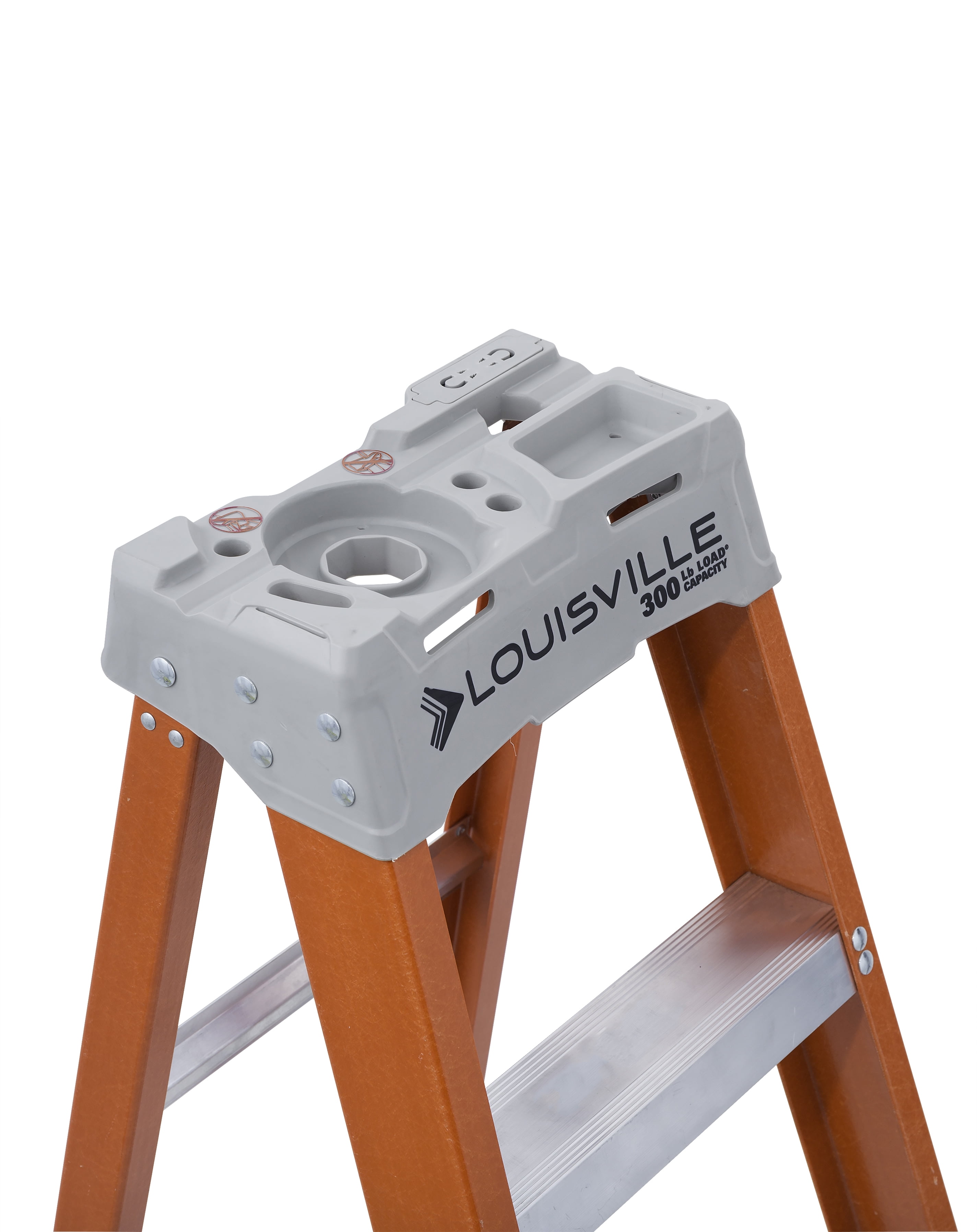 Louisville Ladder 6-Foot Fiberglass Step Ladder, 300-Pound Load Capacity, Type IA, FS1506 - Image 3