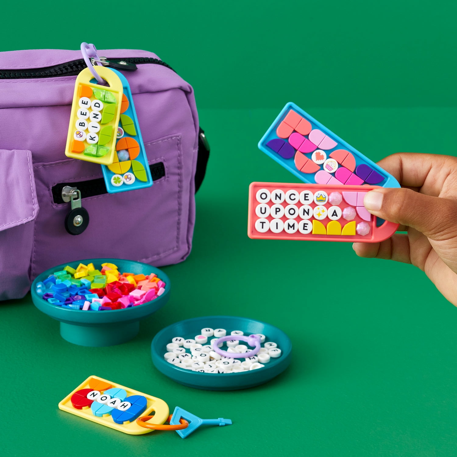 LEGO DOTS Bag Tags Mega Pack – Messaging 41949 DIY Customizable Craft Kit; A Creative Activity Toy for Kids Aged 6+ (228 Pieces) - Image 4