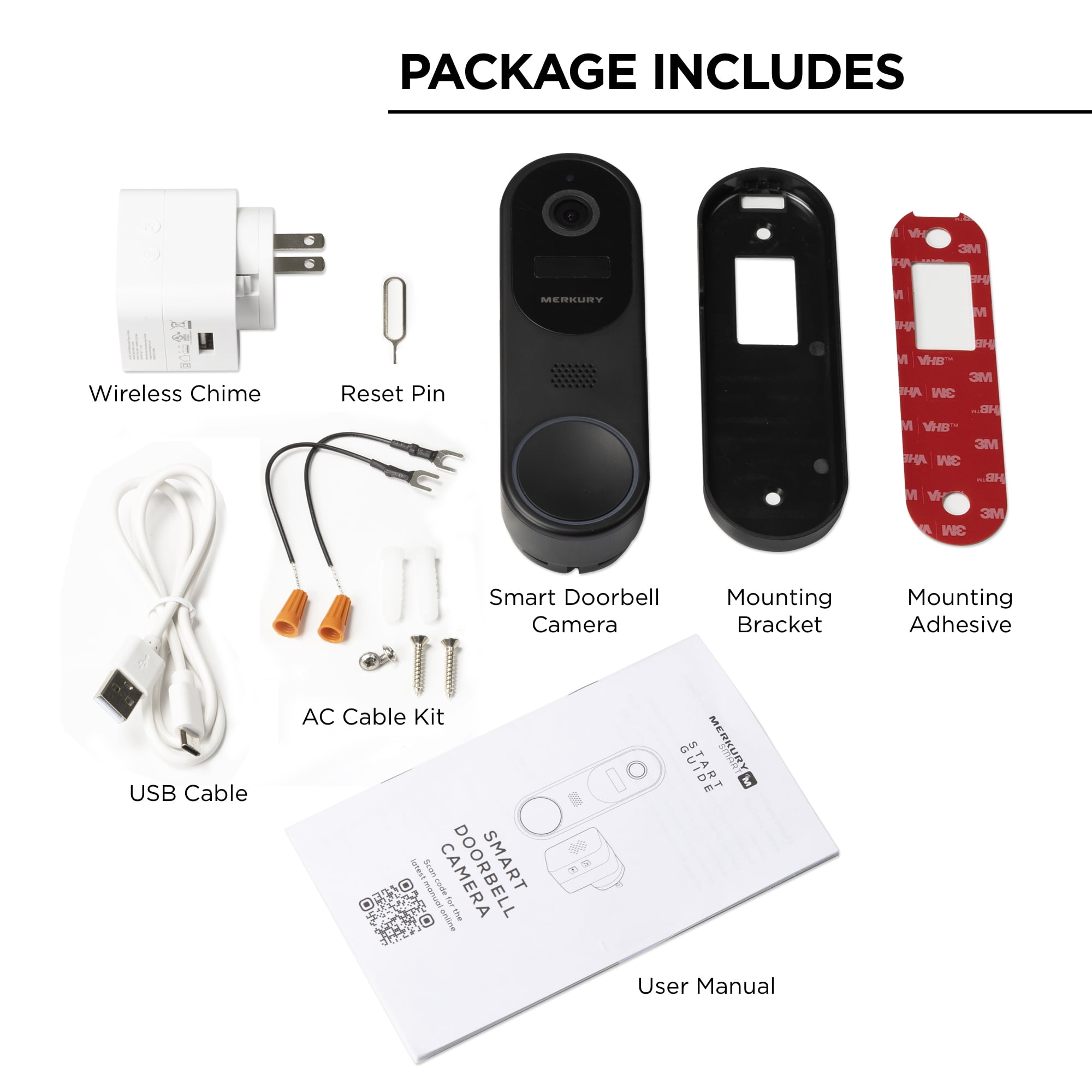 Merkury Smart Doorbell Camera - Wire-Free Battery Cam with Chime & Intelligent Alerts (1-Pack) - Image 6