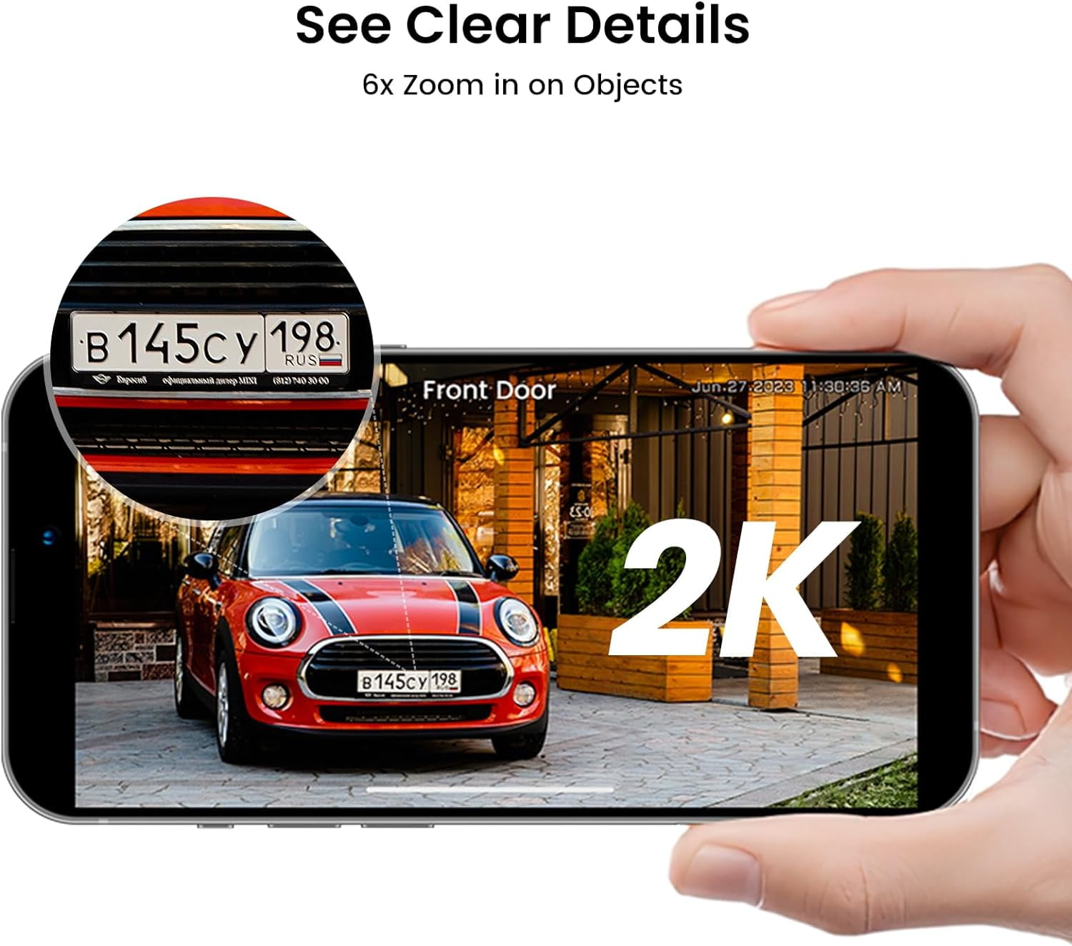 AOSU 2K/3MP Home Security Camera System, Solar Powered 2 Cam-Kit with Spotlight & AOSU Station, 360° View, No Monthly Fee, Auto Tracking, Color Night Vision, Easy Setup, 5GHz & 2.4GHz Wi-Fi - Image 7