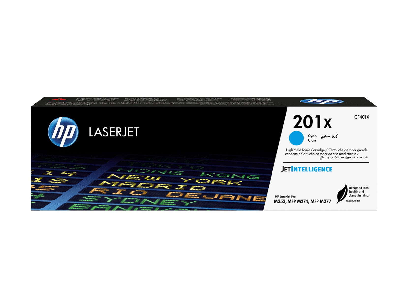 HP 201X High Yield Cyan Original LaserJet Toner Cartridge, ~2,300 pages, CF401X - Image 6