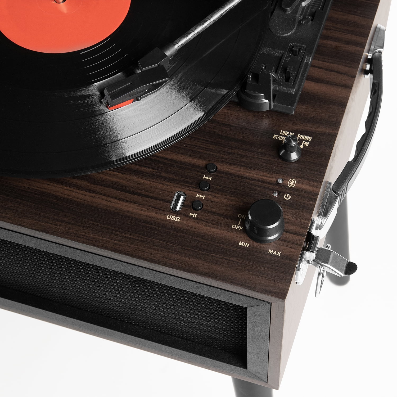 Victrola Liberty Bluetooth Record Player 3-Speed Turntable with Stand - Image 10
