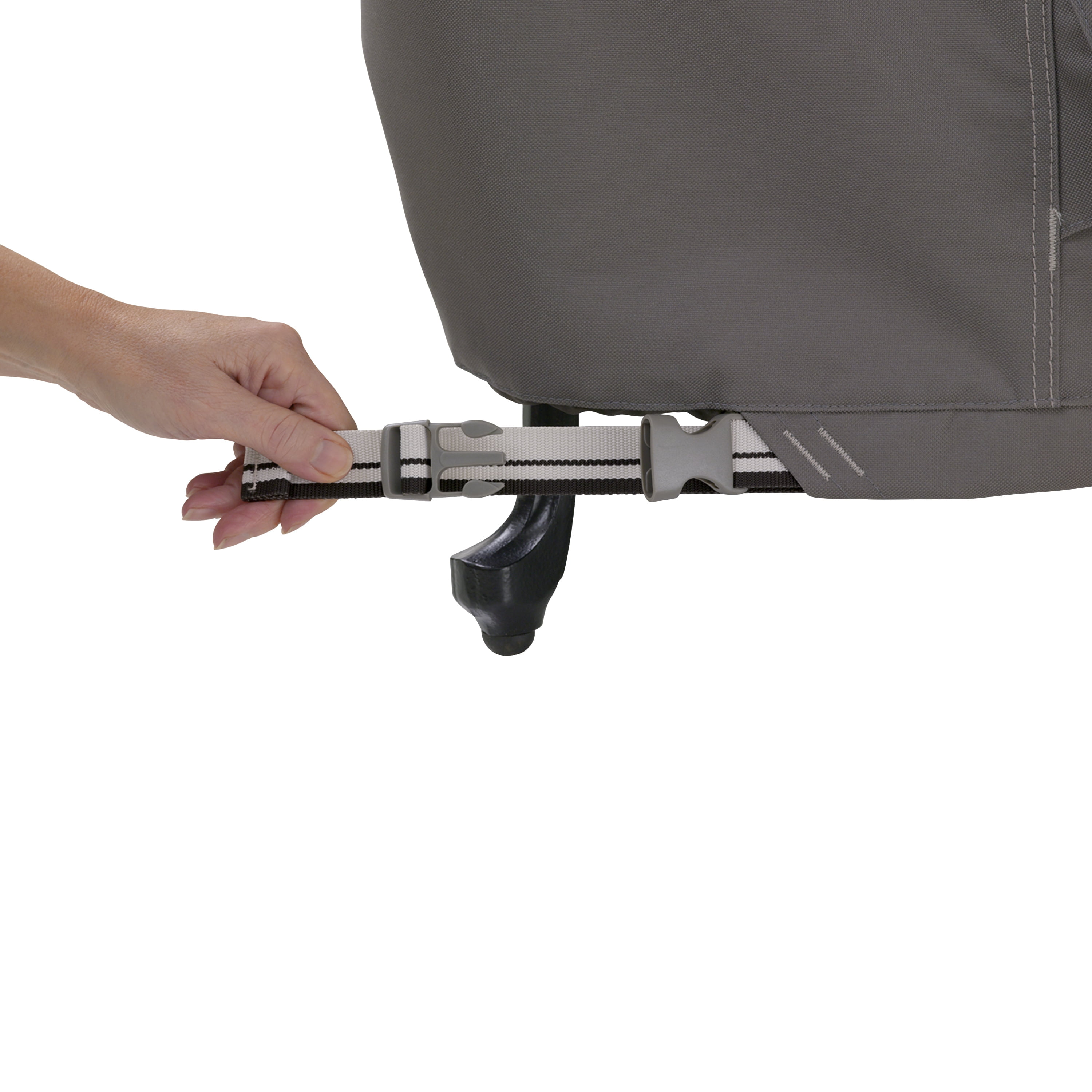 Classic Accessories Ravenna® Round Patio Table & Chair Set Cover - Premium Outdoor Furniture Cover with Water Resistant Fabric, Medium-Large (55-709-035101-EC) - Image 10