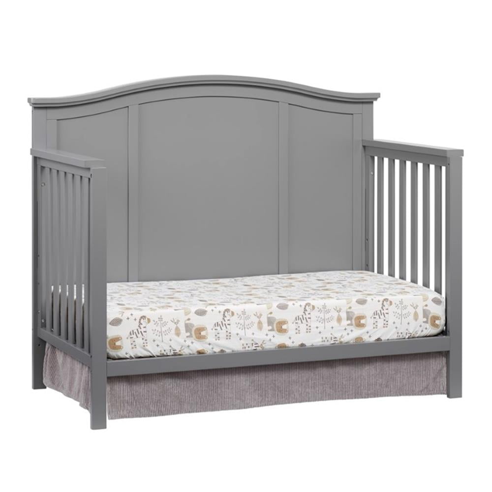 Oxford Baby Emerson 4-in-1 Convertible Crib, Dove Gray, GREENGUARD Gold Certified, Wooden Crib - Image 5