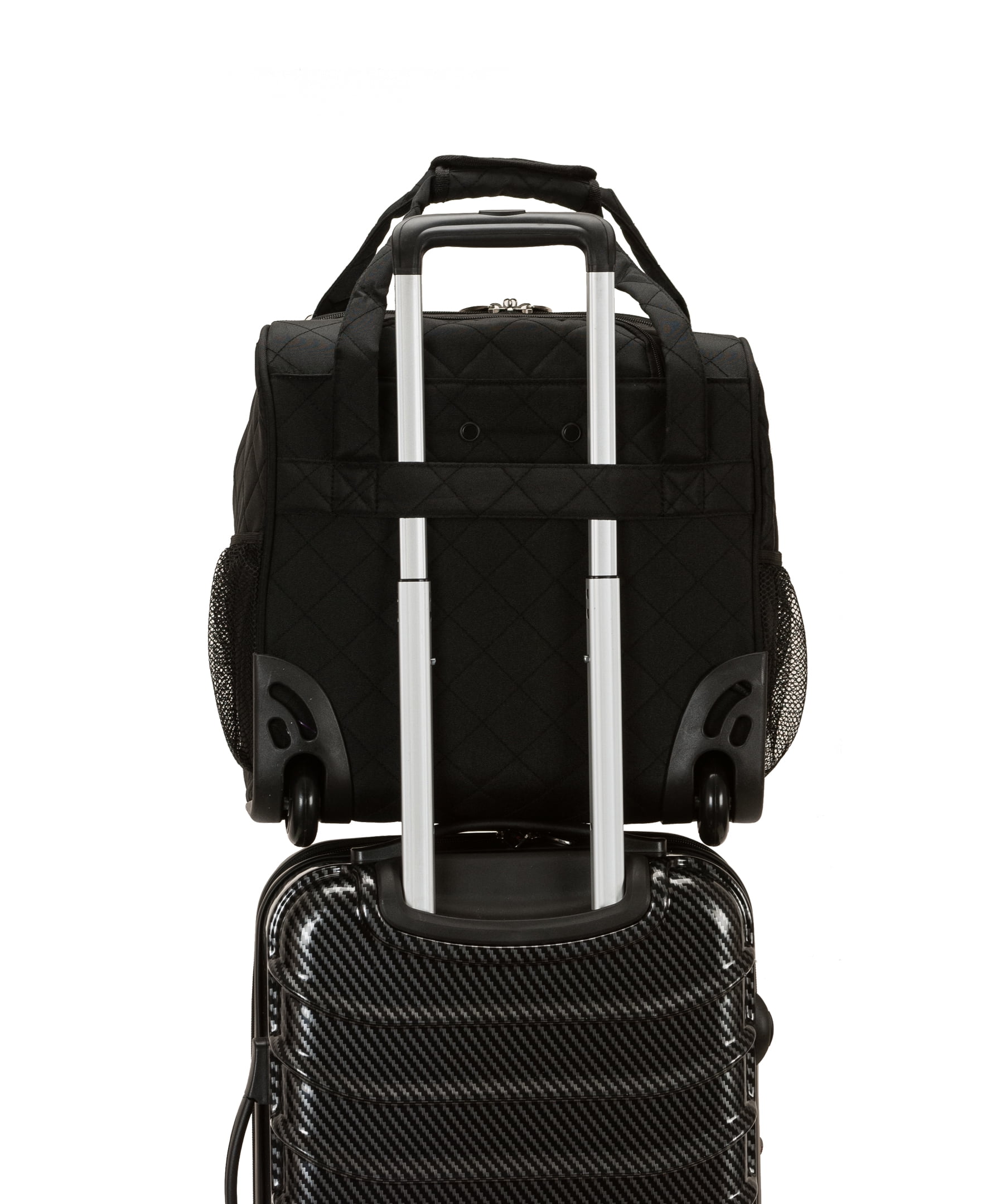 Rockland Luggage 15" Melrose Wheeled Underseat Softside Carry On BF31 - Image 2