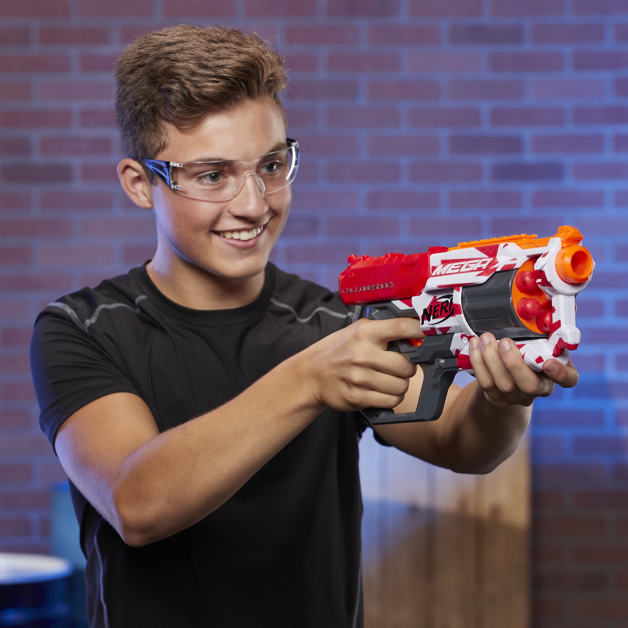 Nerf Mega CycloneShock Blaster with 6 Nerf Darts, - Image 8