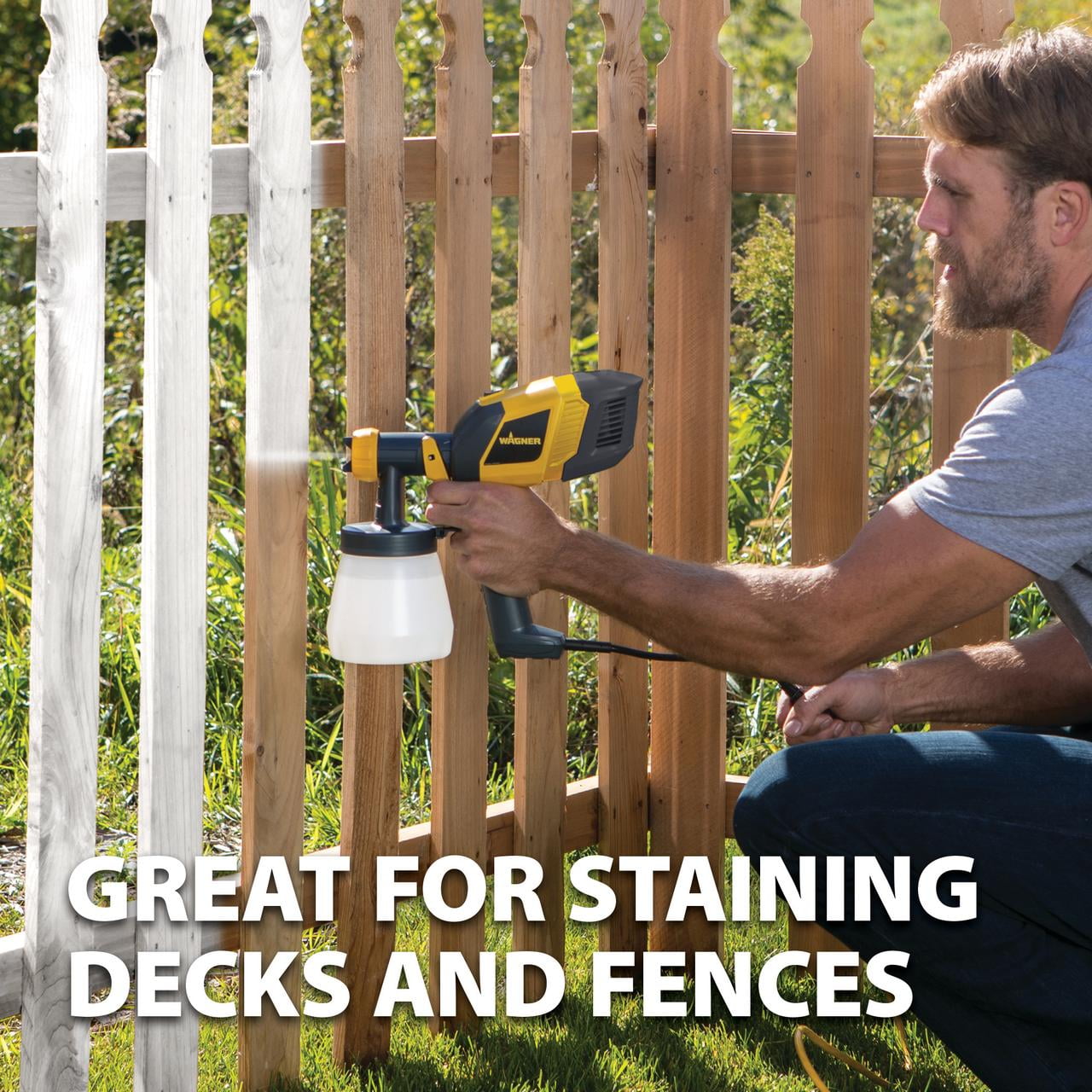 Wagner Control Spray Double Duty Stain Sprayer for Small Decks, Fences, Outdoor Furniture and More - Image 7