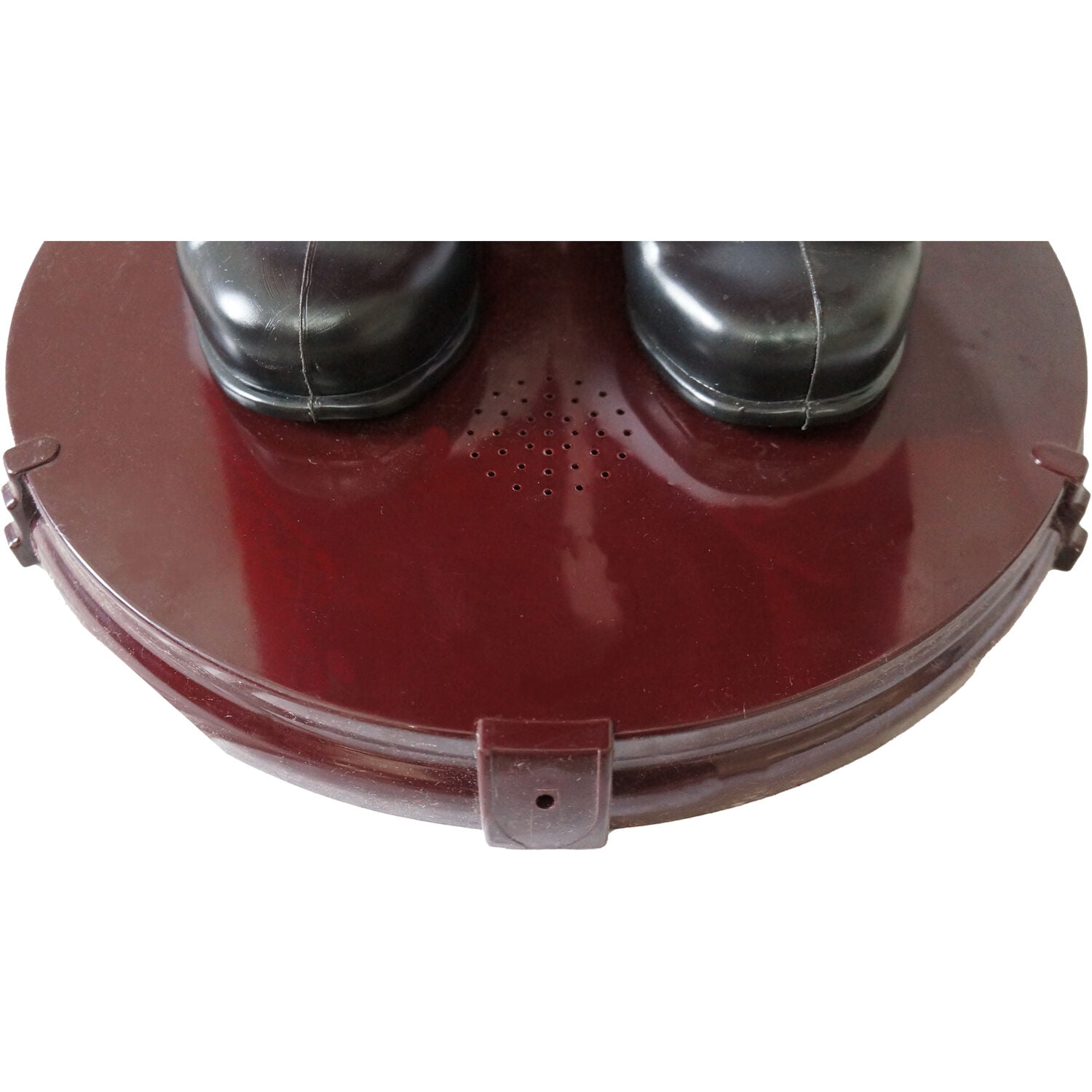 Fraser Hill Farm 58 in. Red Dancing Mrs. Claus Figurine Decoration with Apron Animatronic - Image 8