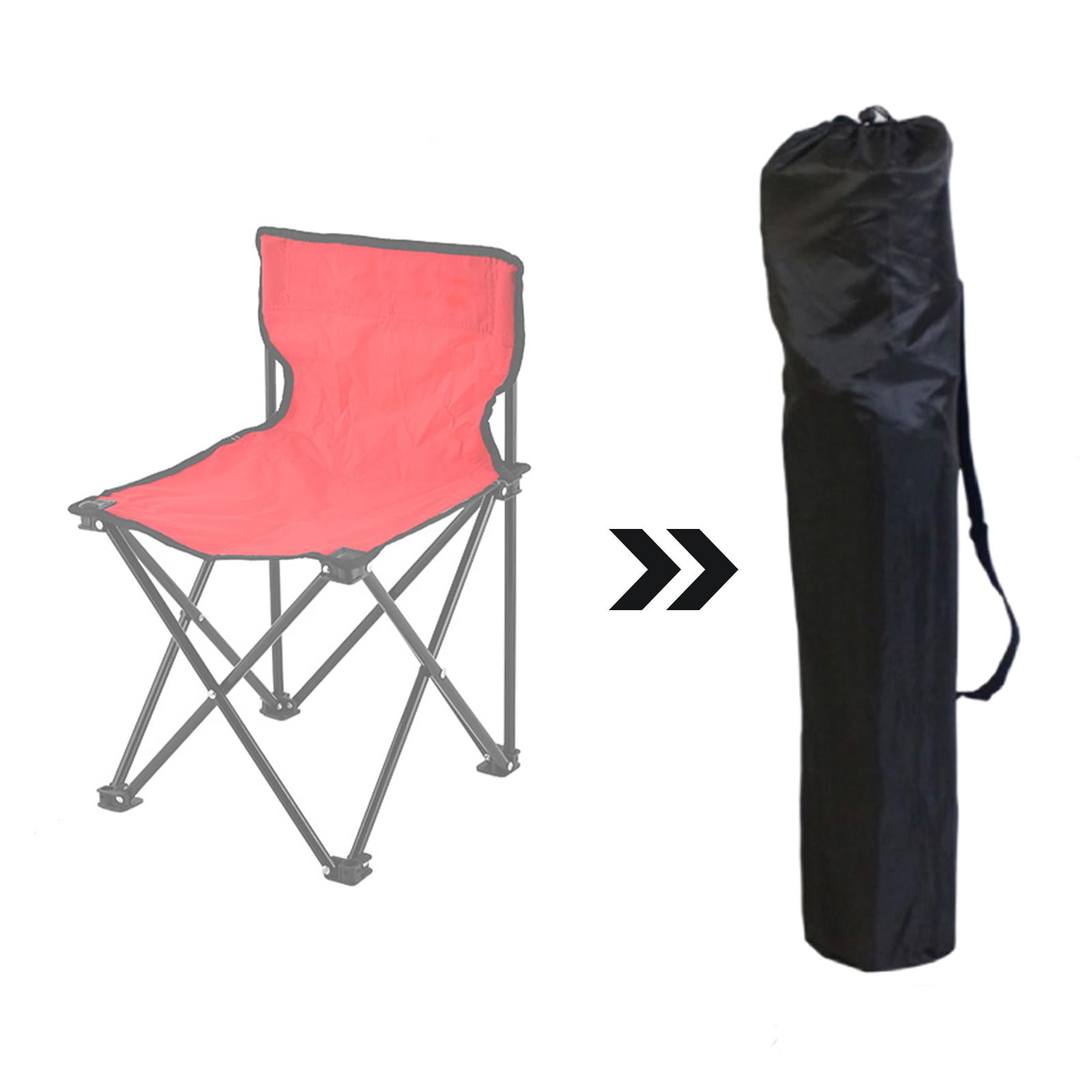 Camping Chair Bag, Moon Chair Storage Bag Sundries Pouch Large Capacity Garden Chair Organizer Folding Chair Carrying Bag for Beach Outdoor Black - Image 6