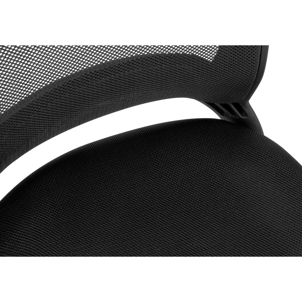 Monarch Specialties Office Chair, Swivel, Ergonomic, Armrests, Computer Desk, Work, Black Mesh - Image 11