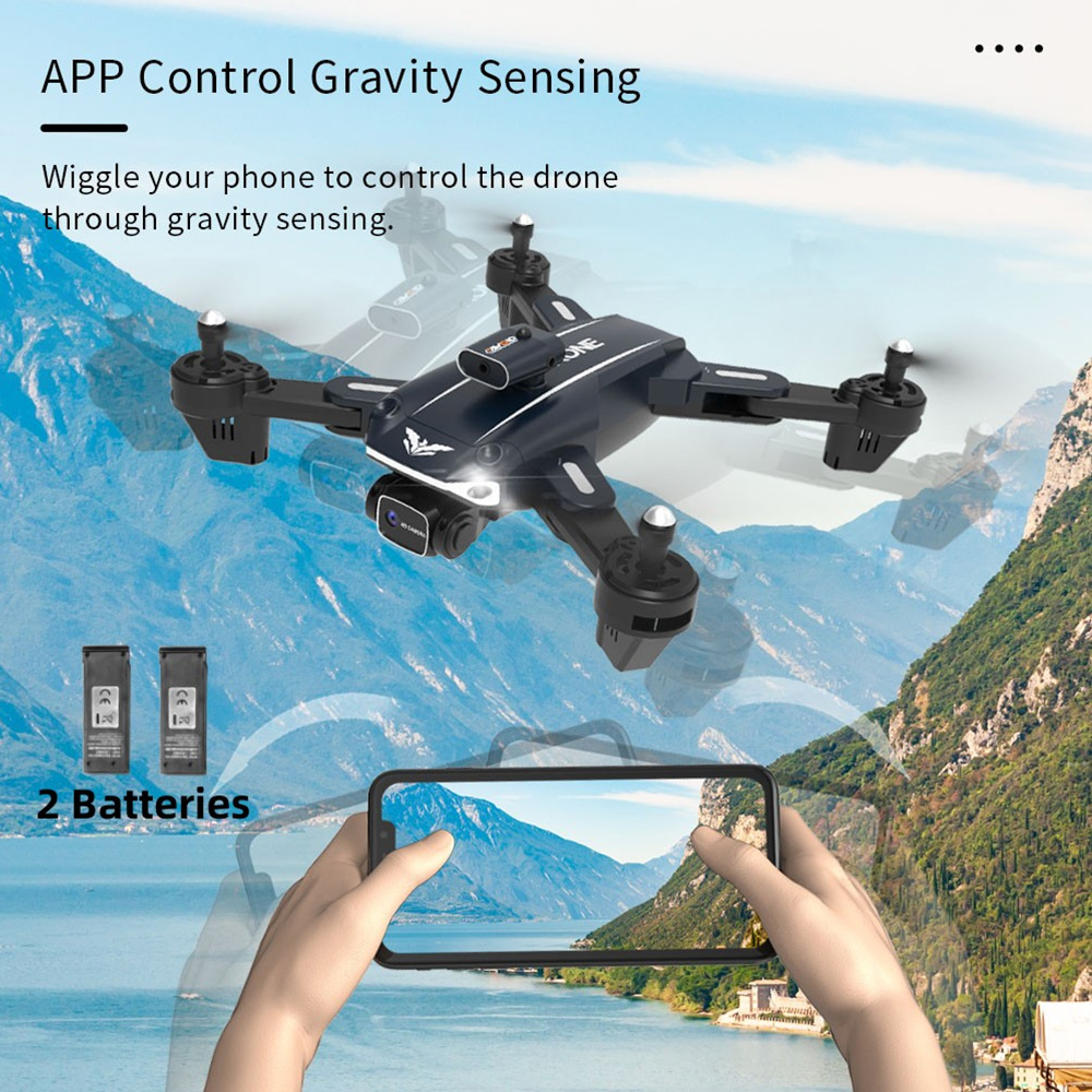 SKYMONSTER X109 RC Drone with 2 Batteries,HD Camera,Obstacle Avoidance,Stable Hover,Black - Image 3