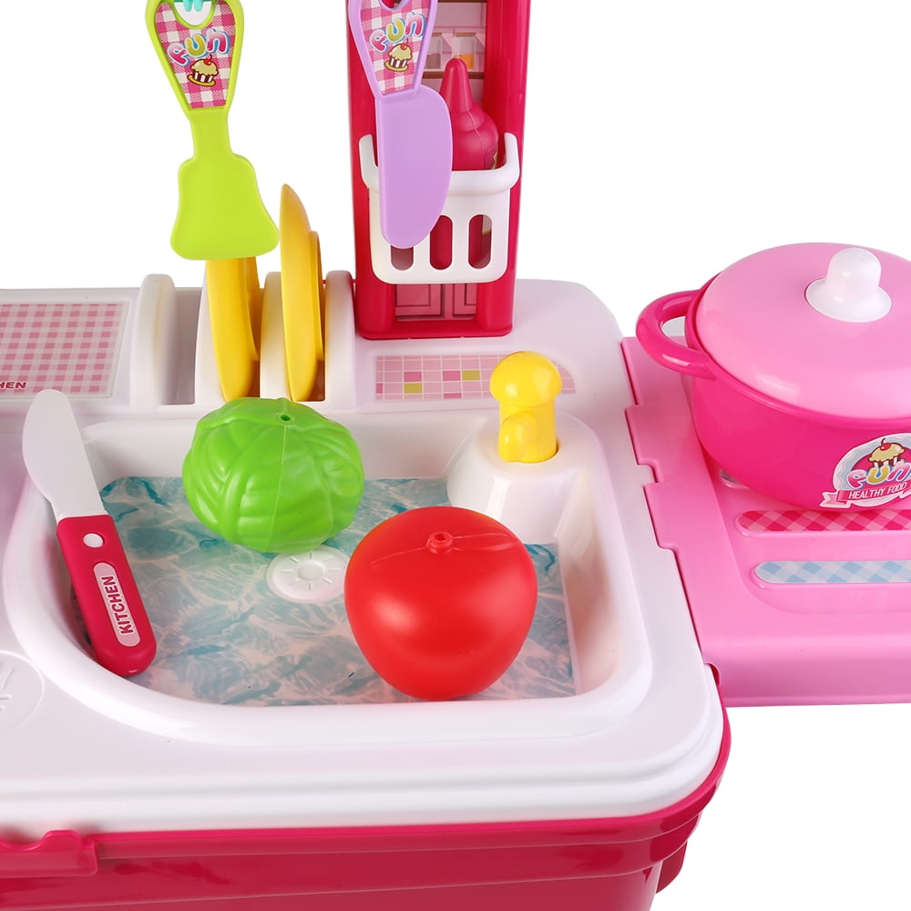 Gourmet Kitchen Cooking Food Set Portable Fold into Luggage Trolley with Utensils - Image 4