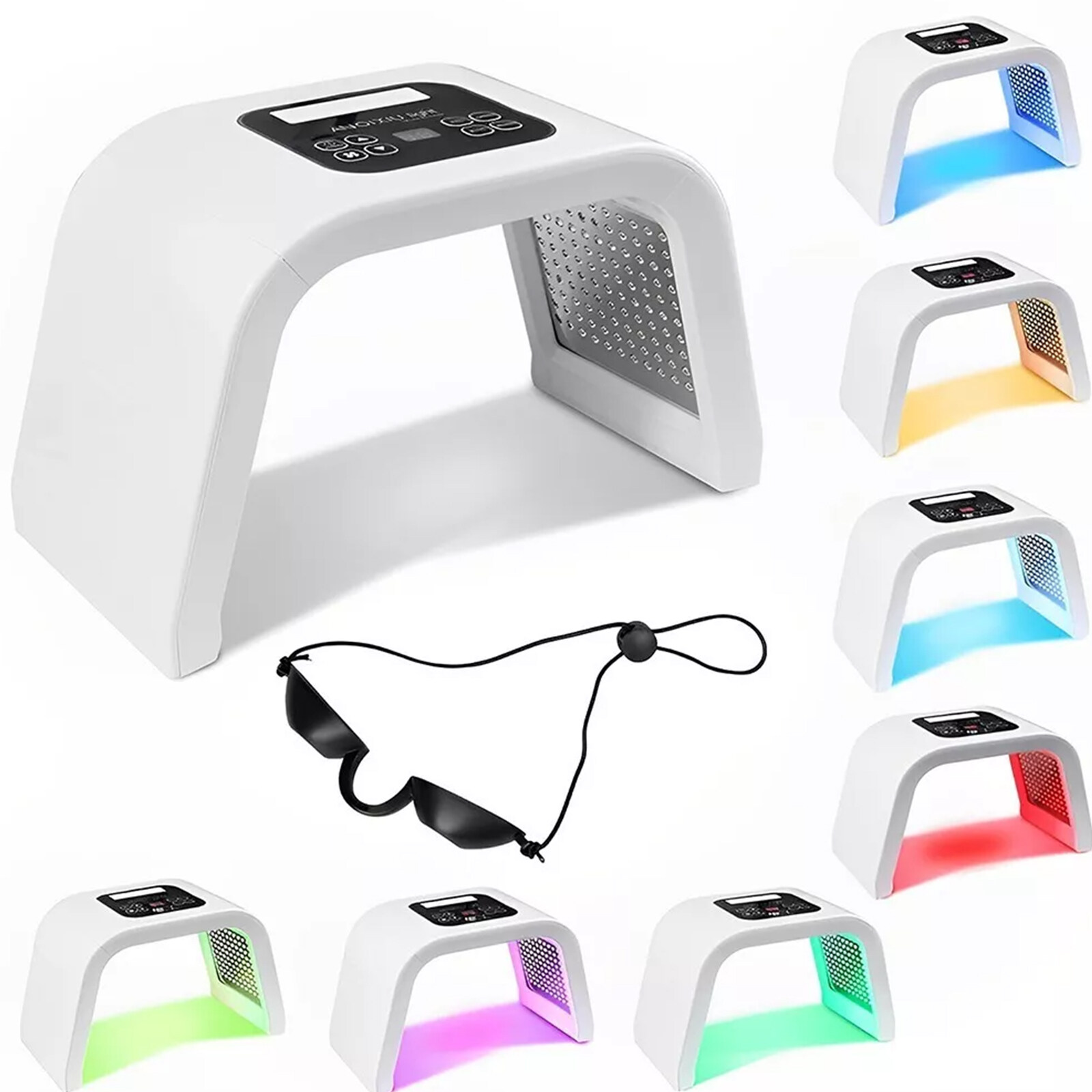 Petyoung Light Therapy Beauty Machine,Red Light Therapy for Face,7 in 1 Color LED Face Mask Facial Body Beauty Equipment for Skincare at Home - Image 3