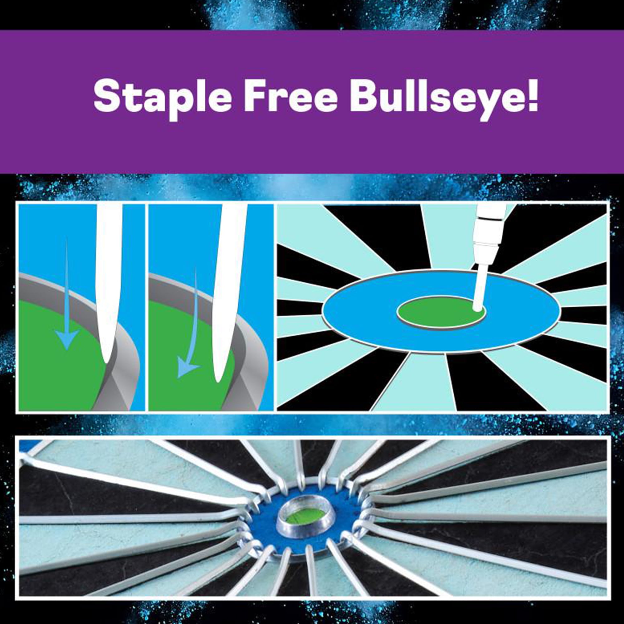 Viper 42-6009 Chroma Regulation Size Tournament Quality Sisal Dartboard - Image 11