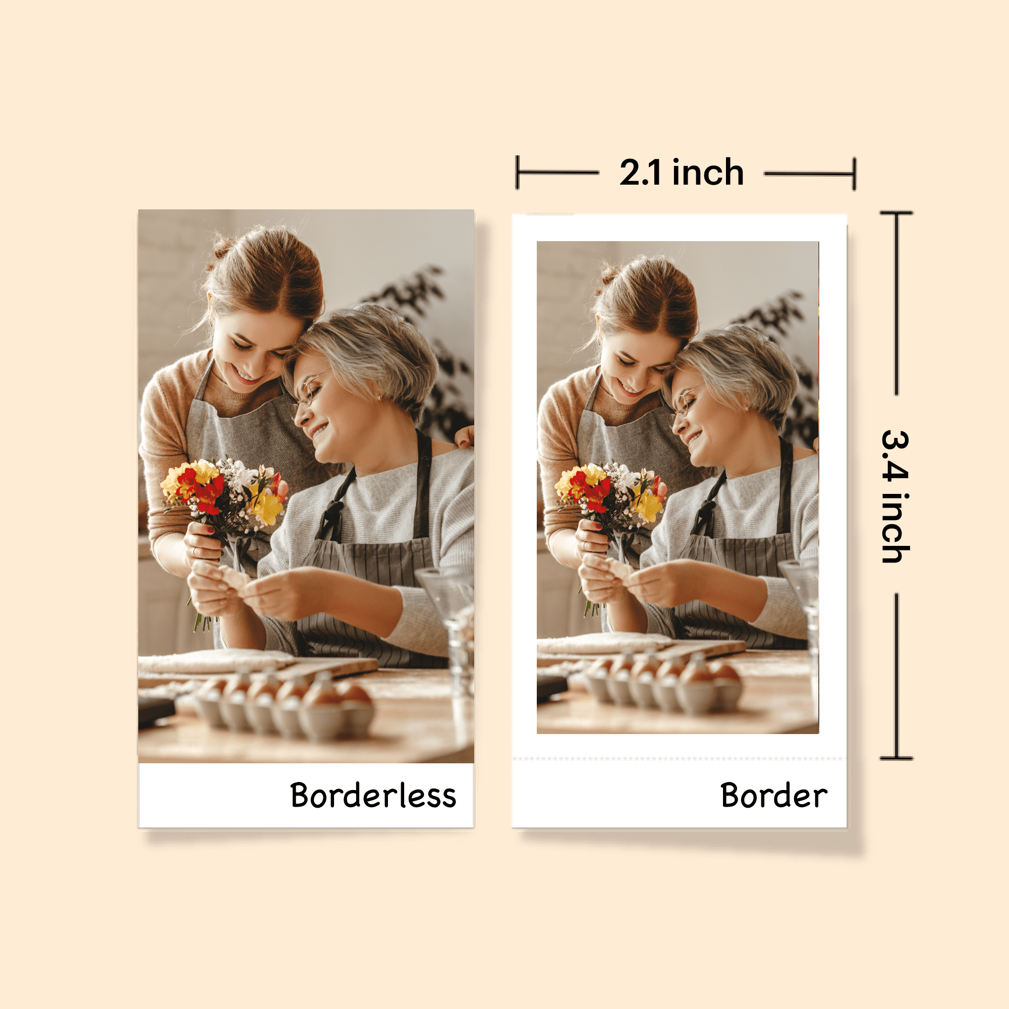 KODAK Mini 2 Retro Bluetooth Portable Photo Printer (2.1x3.4 inches) + 68 Sheets Bundle, Yellow - Image 4