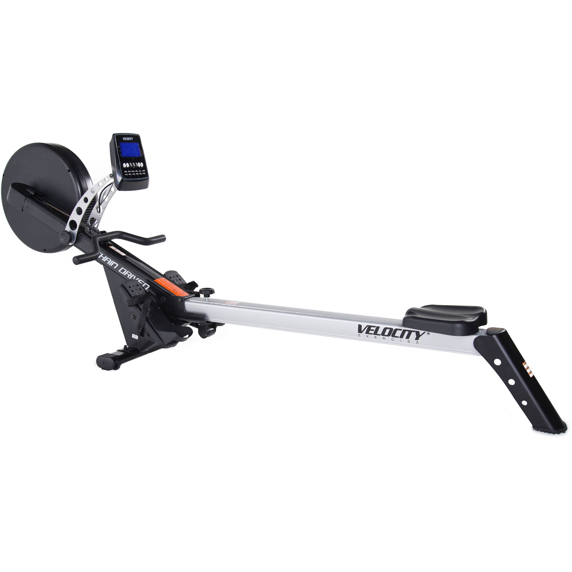 Velocity Foldable Indoor Rower with Heart Rate Monitor - Image 4