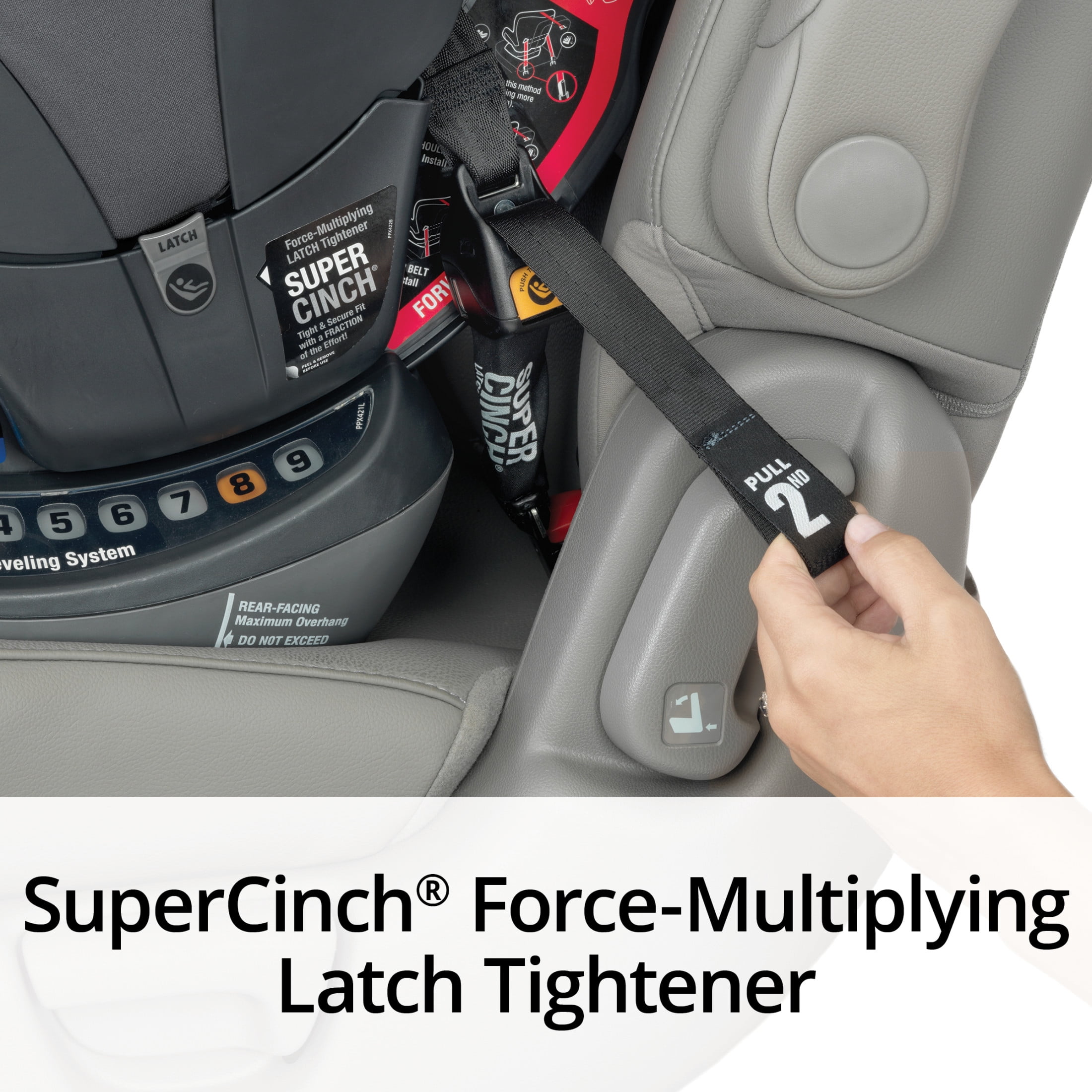 Chicco NextFit Max ClearTex Convertible Car Seat - Cove (Grey), New - Image 11