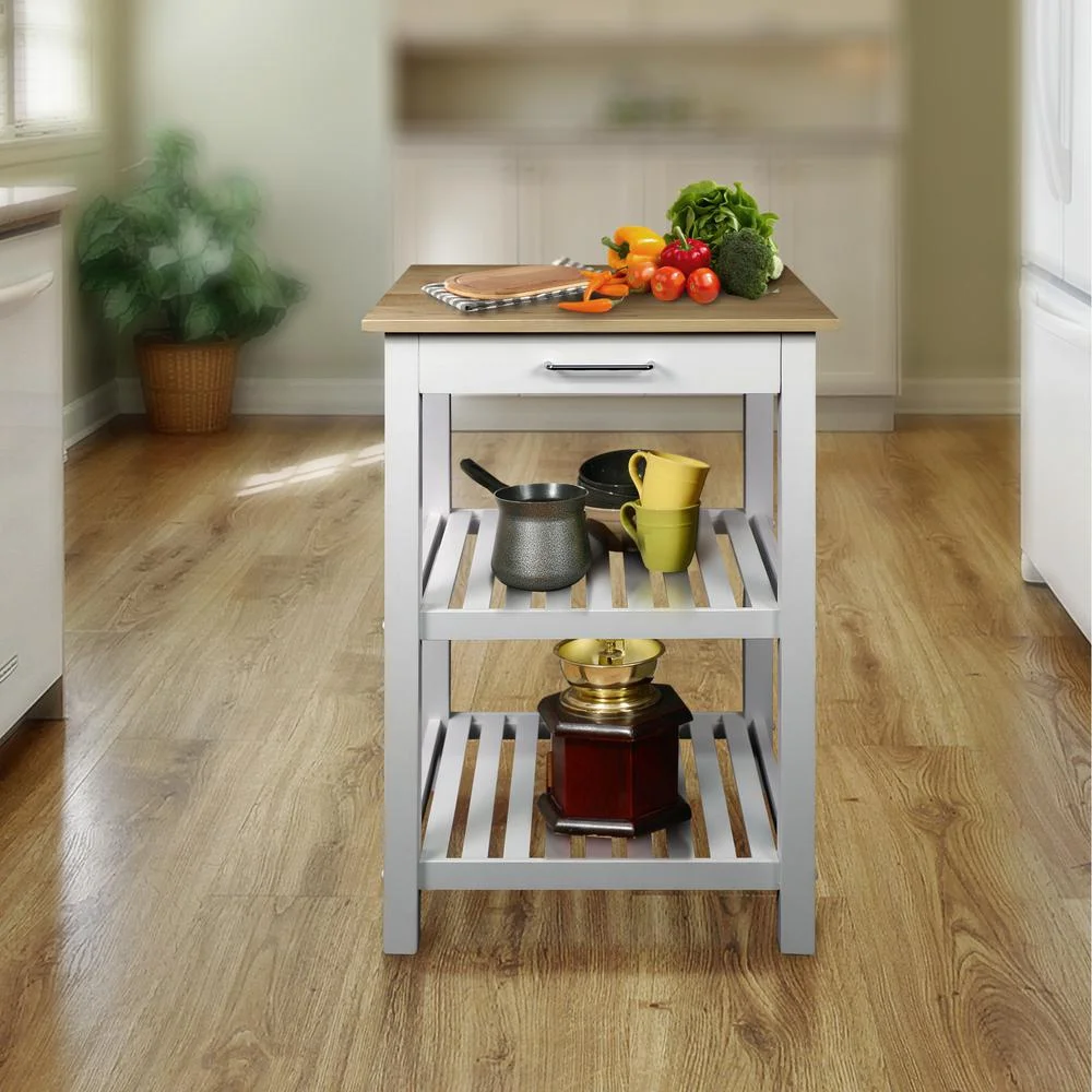 Sunrise Kitchen Island with American Harvest Hardwood Top - Image 2