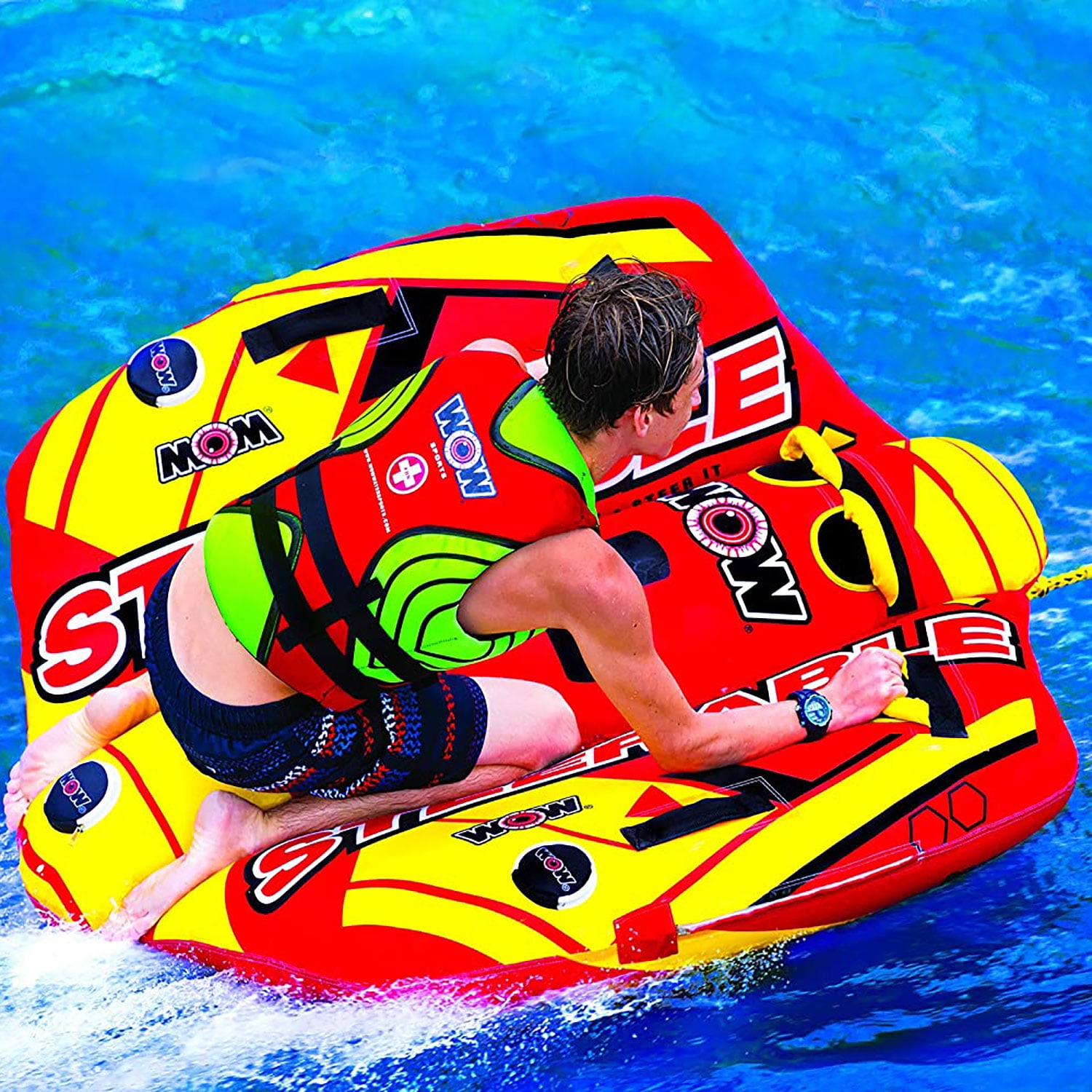 WOW Sports Towable Steer Slalom 1-2 Person Waterskiing Towables - Image 5