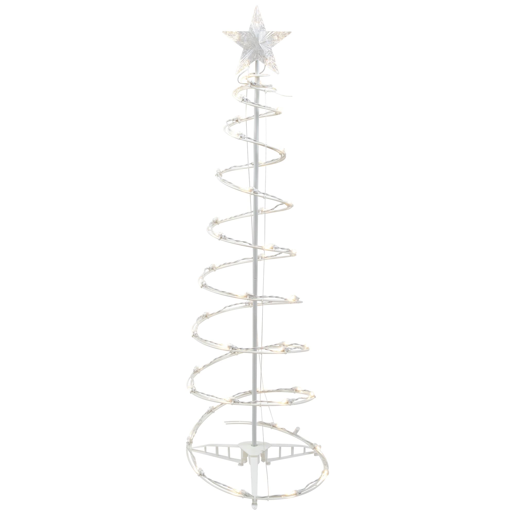 Northlight LED Lighted Spiral Outdoor Christmas Tree - 4' - Warm White Lights - Image 7