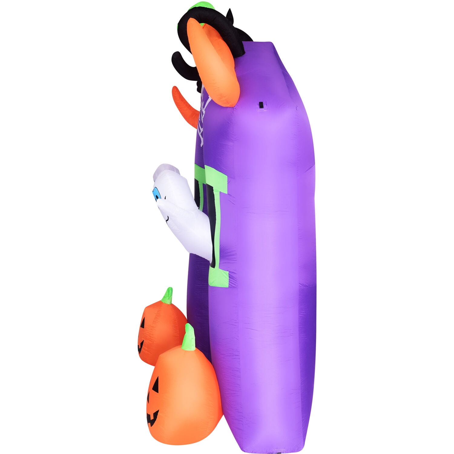 Haunted Hill Farm 9 ft Inflatable Pre-Lit Trick or Treat Walkway Arch with Black Cat, Jack-O-Lantern and Ghost, HITOTARCH091-L - Image 13