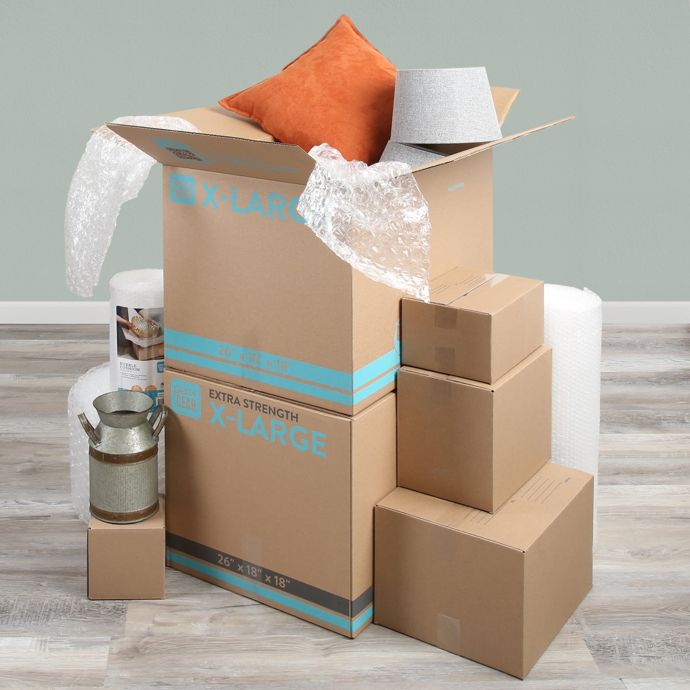 Pen+Gear Extra Large Extra Strength Recycled Moving Boxes, 26in.Lx18 in.Wx18 in.H, Kraft,15Count - Image 8