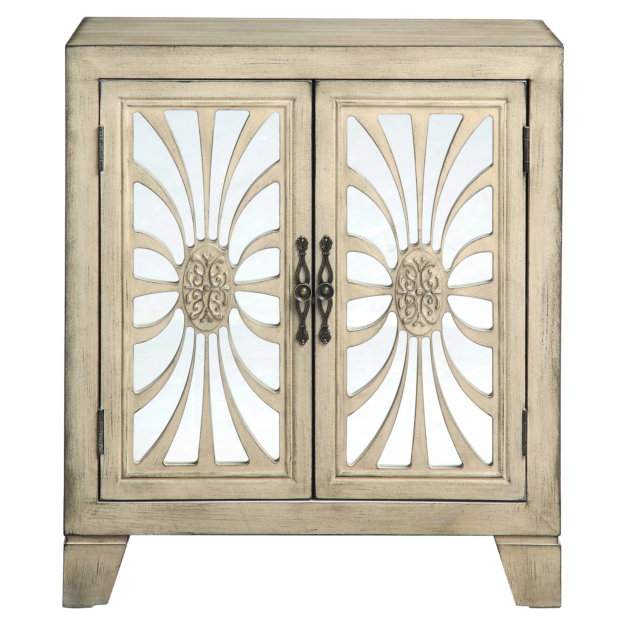 ACME Nalani Rectangular Console Table in Antique White - Image 6