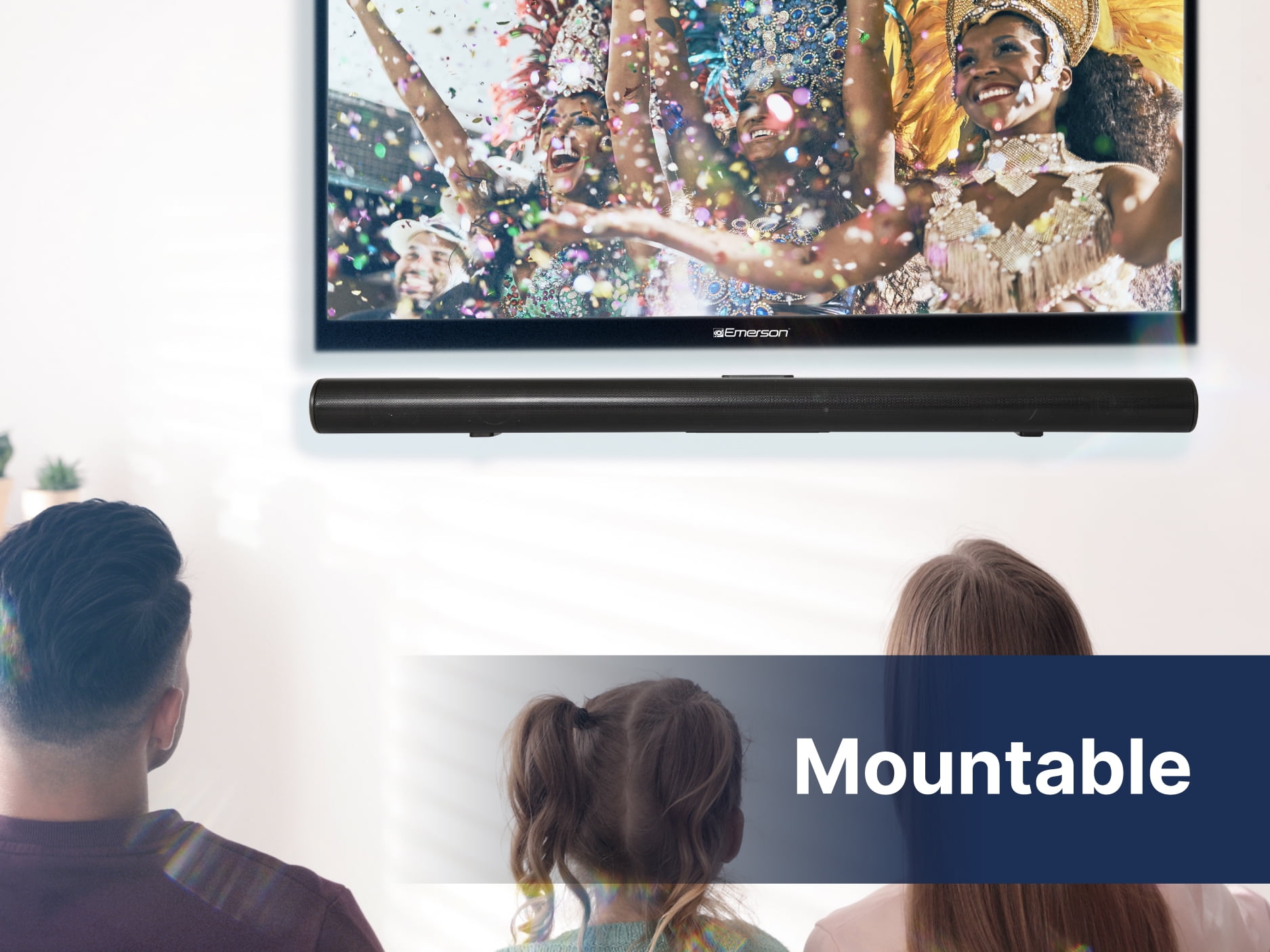 Emerson EHS-2002 37-inch Bluetooth Soundbar with Remote Control, Black - Image 9