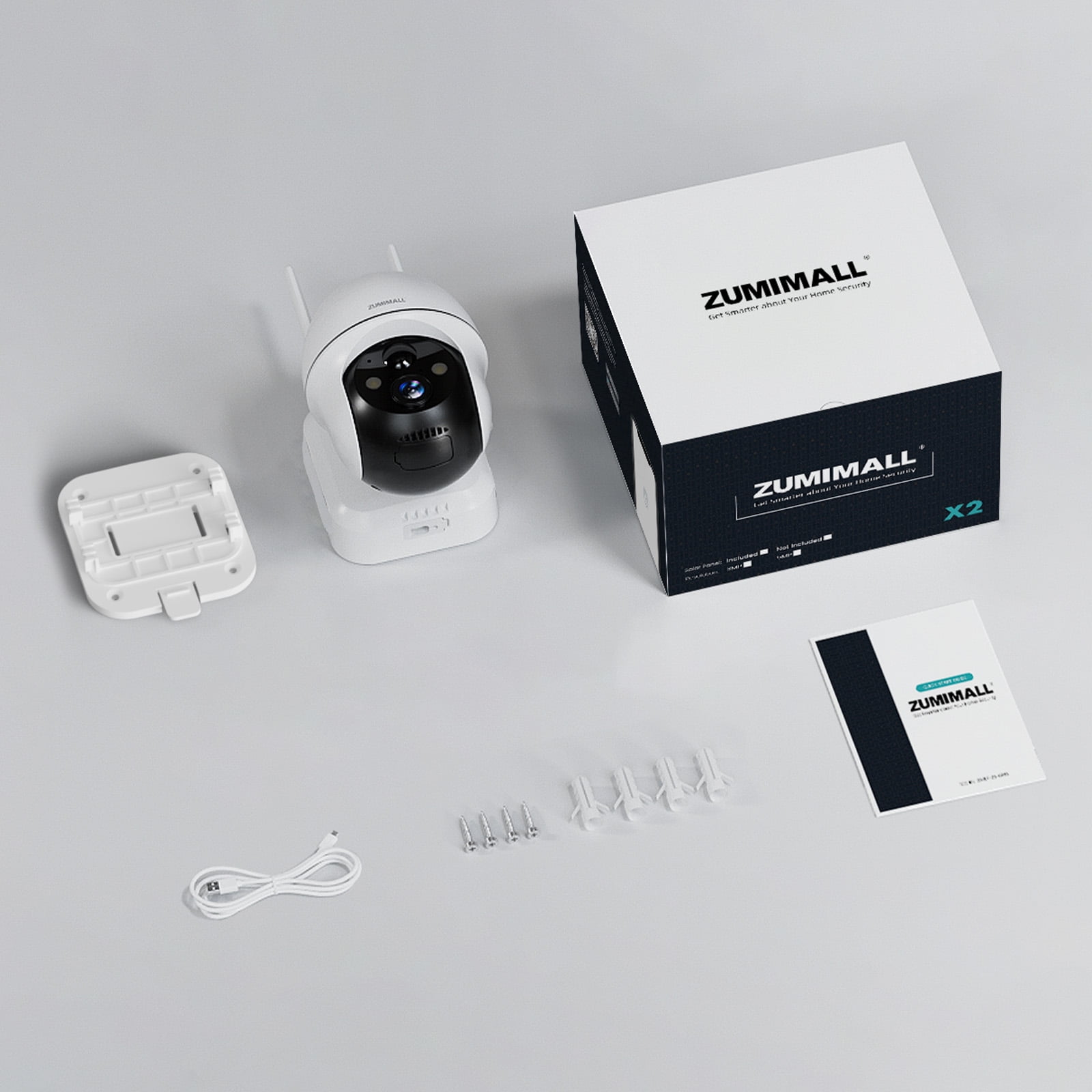 2K Security Camera Outdoor Wireless WiFi with 360° PTZ ZUMIMALL Battery Powered Wireless Cameras for Home Surveillance Spotlight & Siren/PIR Detection/3MP Color Night Vision/2-Way - Image 3