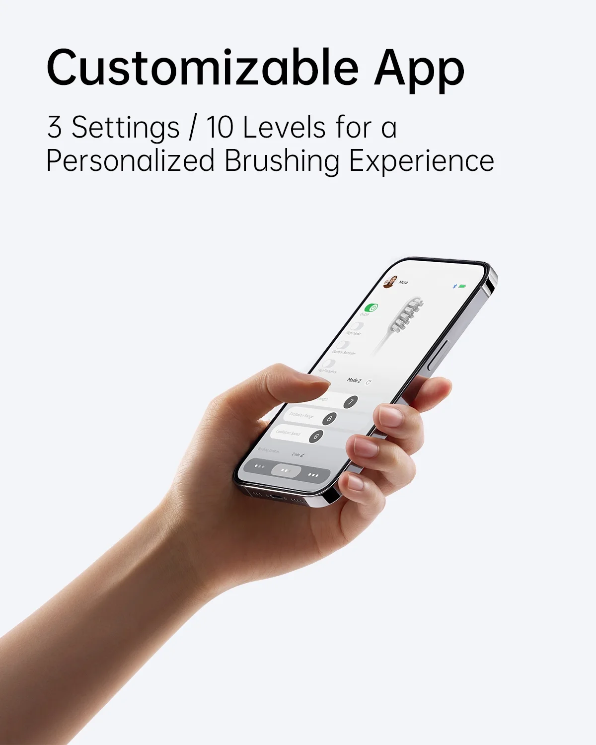 Laifen Wave Electric Toothbrush, Oscillation & Vibration Sonic Electric Toothbrush for Adults with 3 Brush Heads, IPX7 Magnetic Rechargeable Travel Powered Toothbrush (Silver Aluminum Alloy) - Image 6