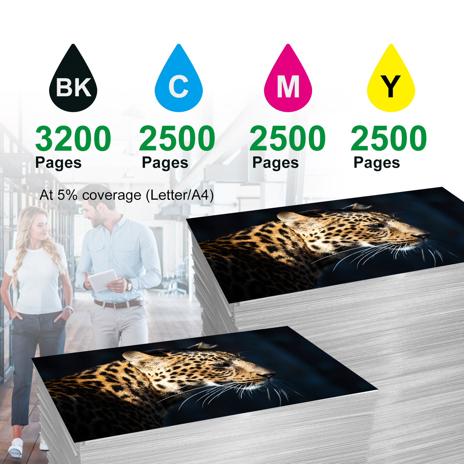 218X Toner Cartridges Replacement for HP 218X 218A for Color LaserJet Pro 3201dw MFP 3301cdw 3301fdw 3301sdw Printer HP 218X Toner Cartridges (Black Cyan Magenta Yellow 4Pack) NO CHIP - Image 3