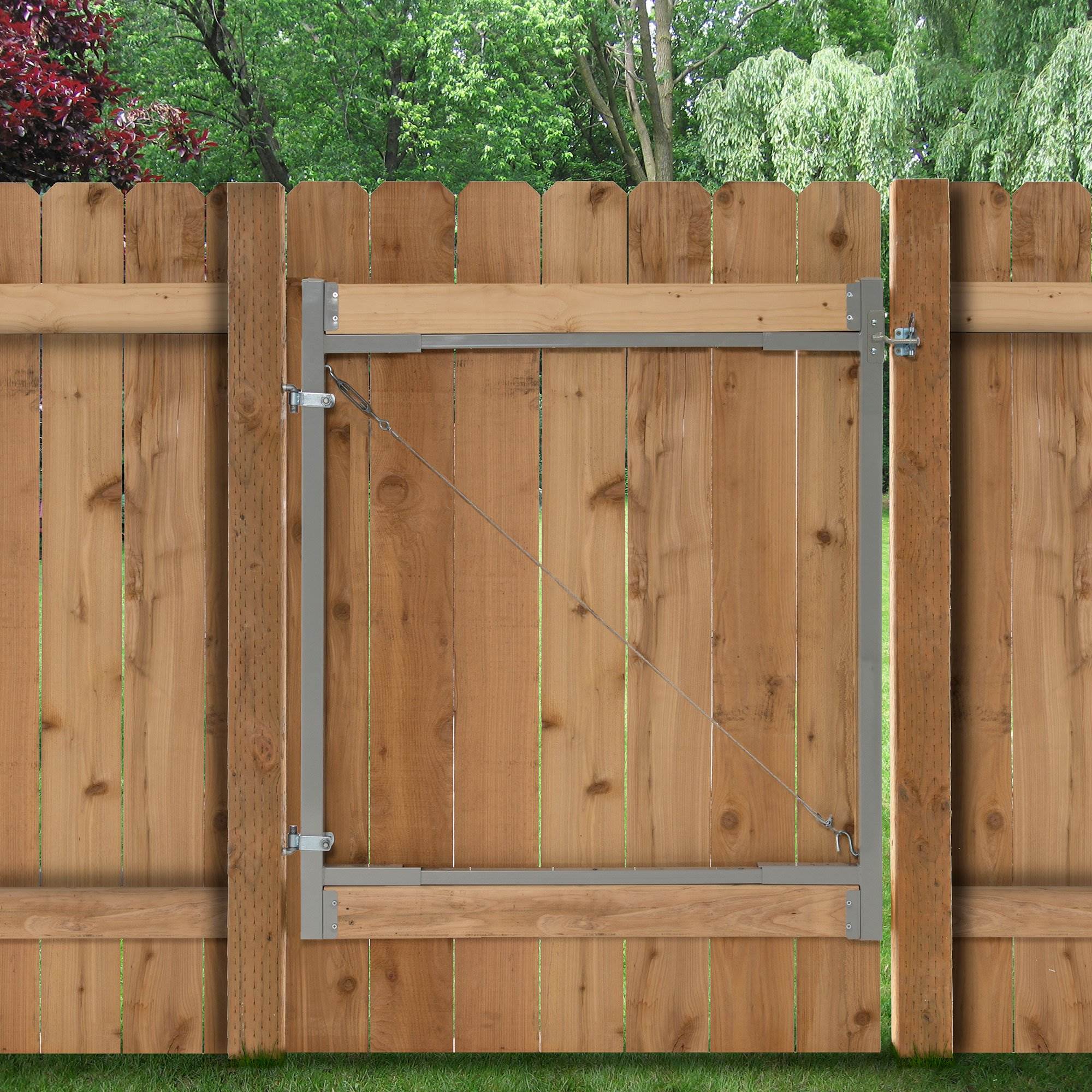 Adjust-A-Gate Steel Frame Gate Building Kit, 36"-72" Wide Opening Up To 6' High - Image 8