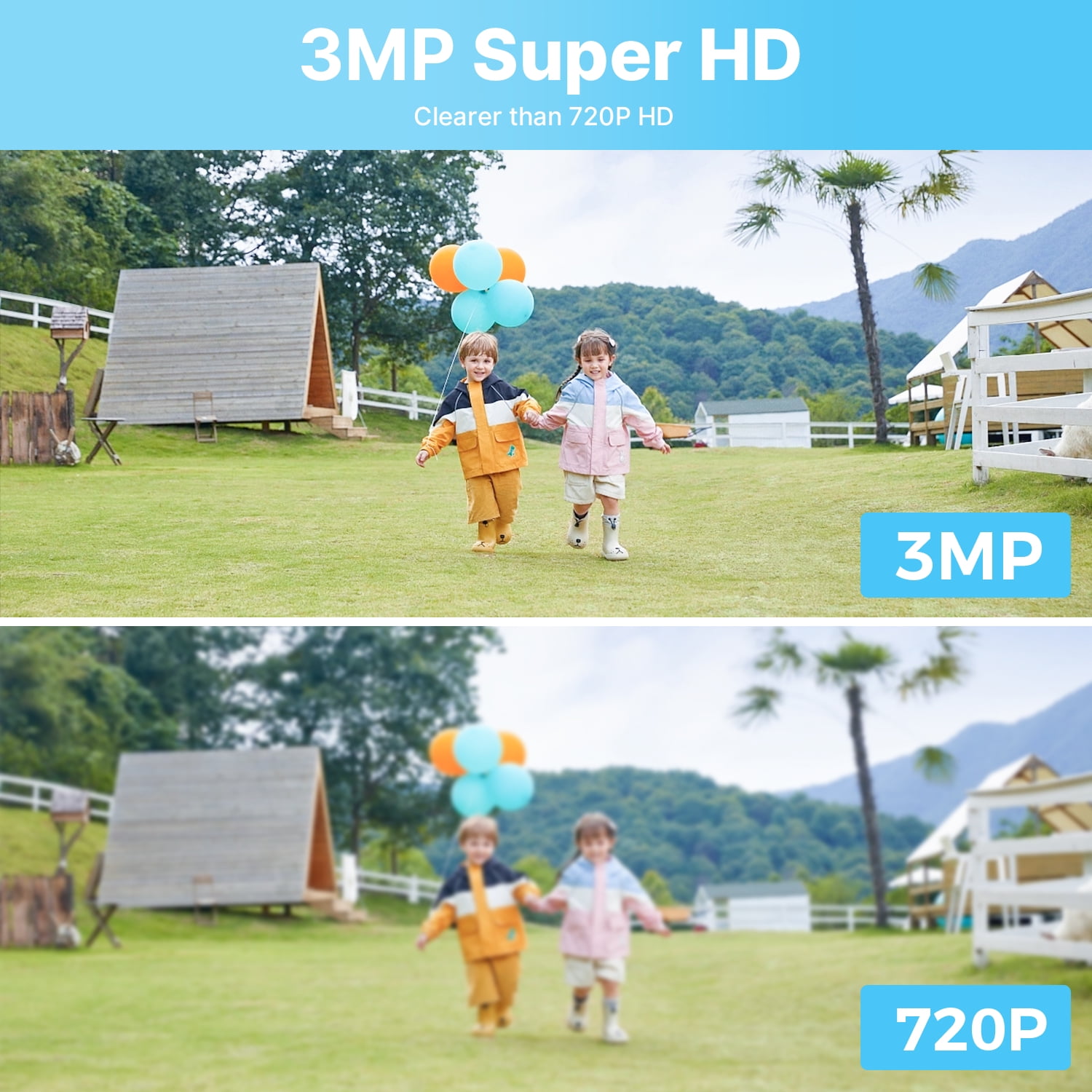 Hiseeu 3MP Security Camera System, Auto Tracking, Full Color Night Vision, IP66 Waterproof, with 1TB HDD - Image 10