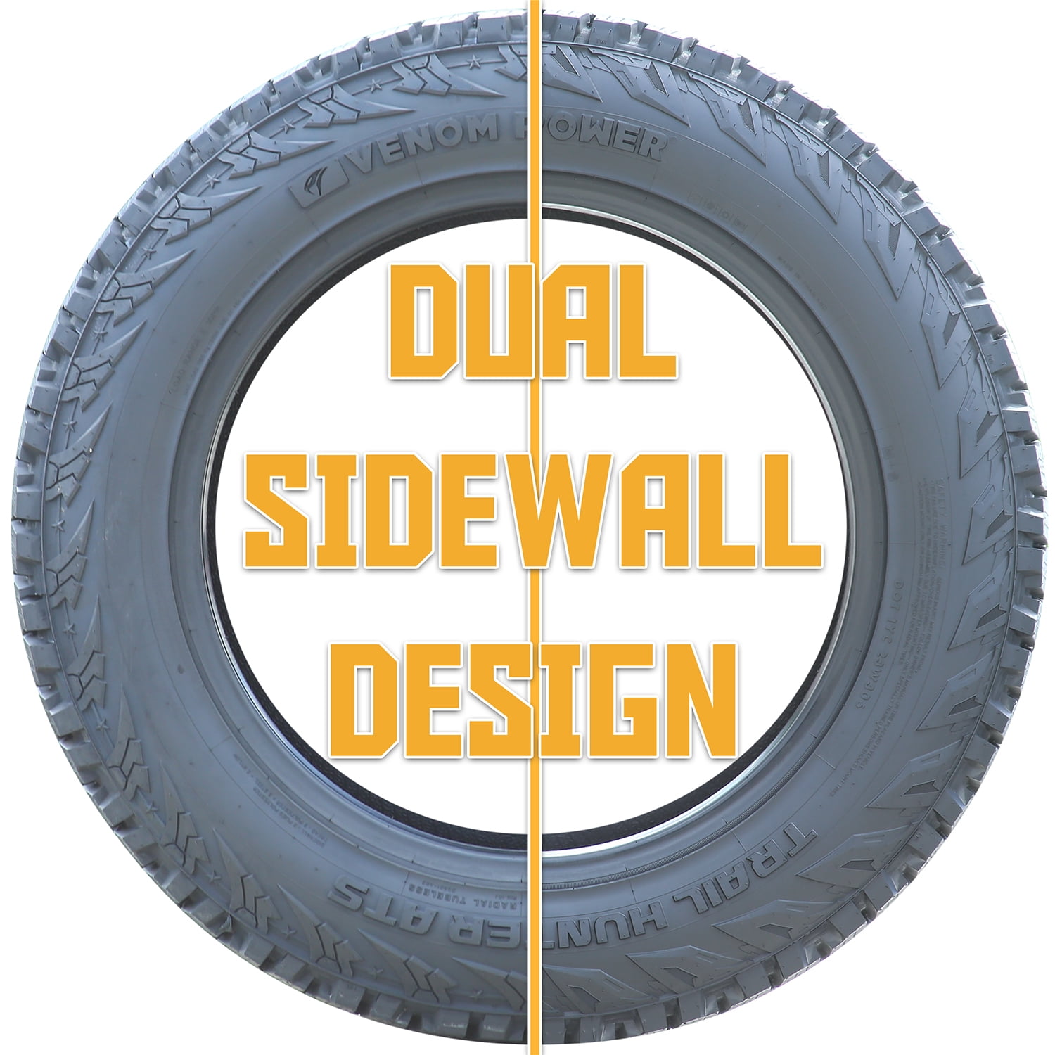 Venom Power Trail Hunter ATS 275/45R20 110H XL a/t All Terrain Tire - Image 5