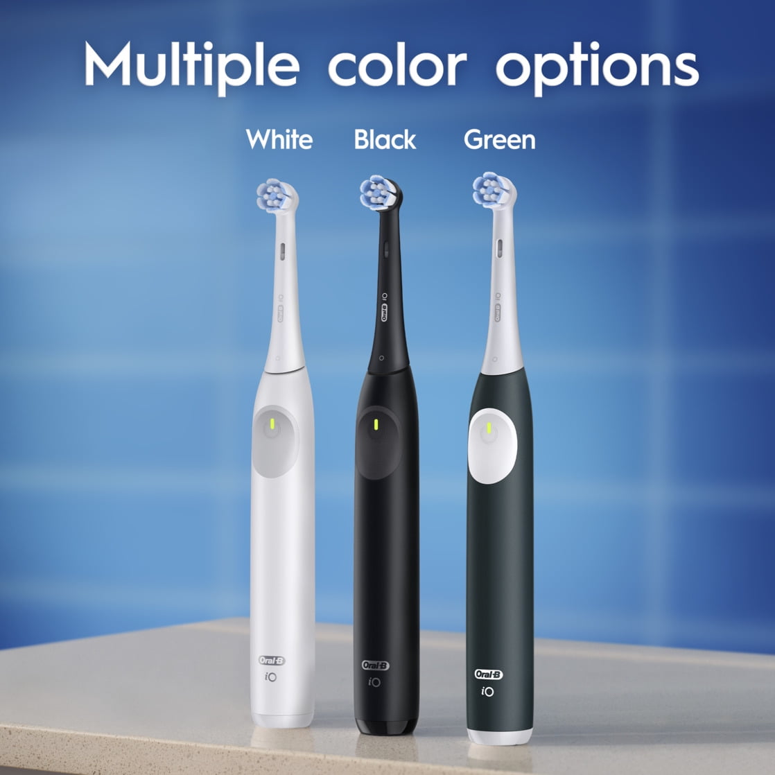 Oral-B iO Series 2 Rechargeable Electric Powered Toothbrush Starter Kit, Forest Green with 2 Brush Heads - Automatic Pressure Sensor to Protect Gums - 3 Modes - 2 Min Timer - Image 13