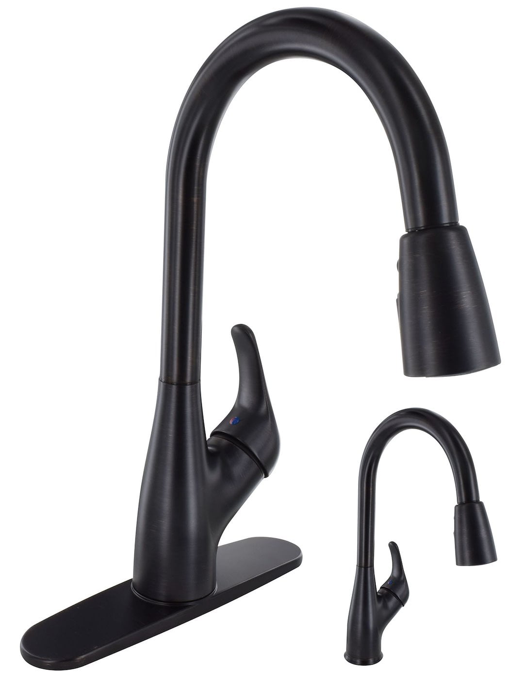 Valterra PF231561 Single-Handle Pull Down Hybrid Kitchen Faucet with Spray Shut-Off - Rubbed Bronze - Image 4