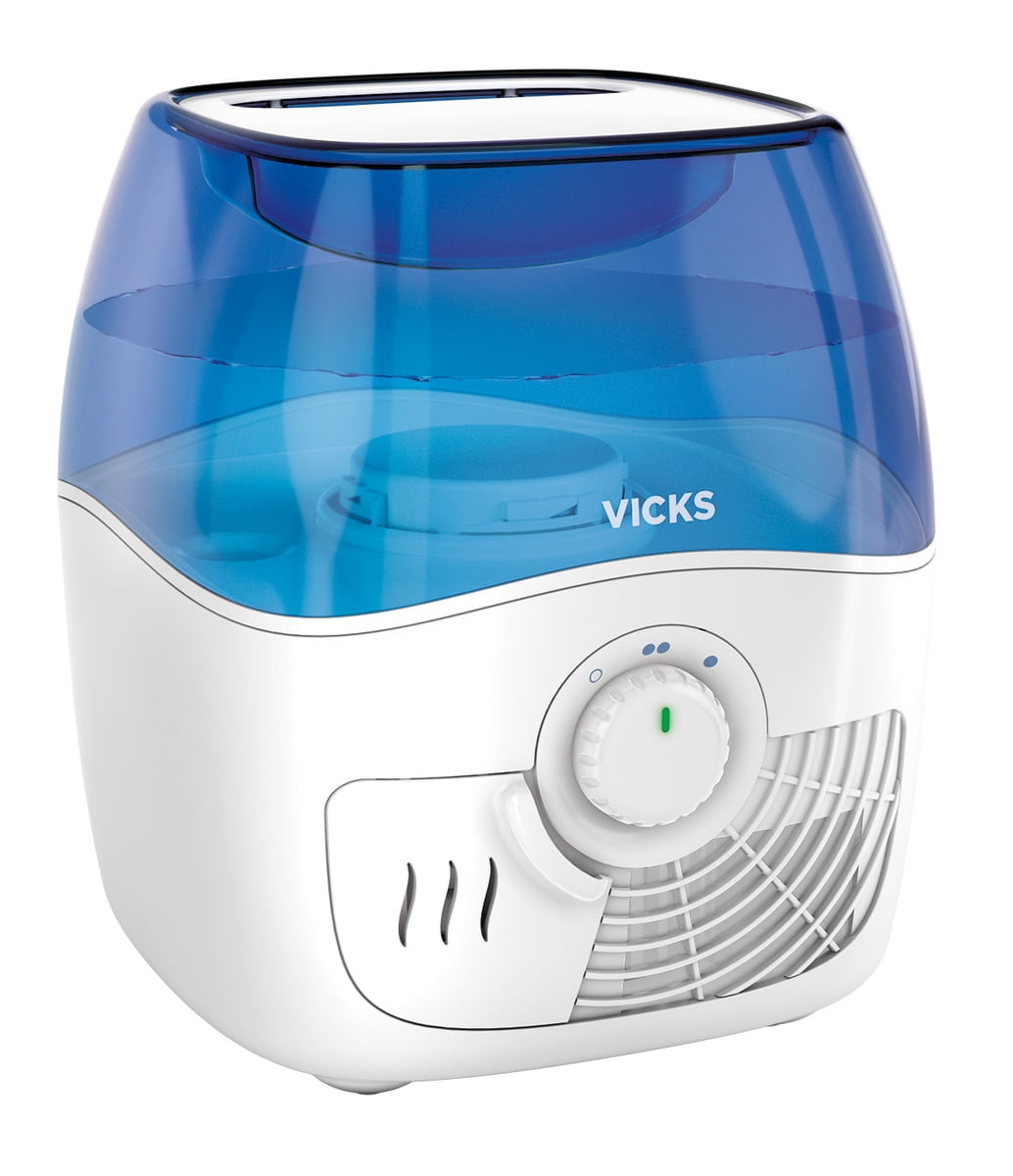 Vicks 1.1 Gallon Filtered Cool Moisture Humidifier, VEV400, White/Blue - Image 8