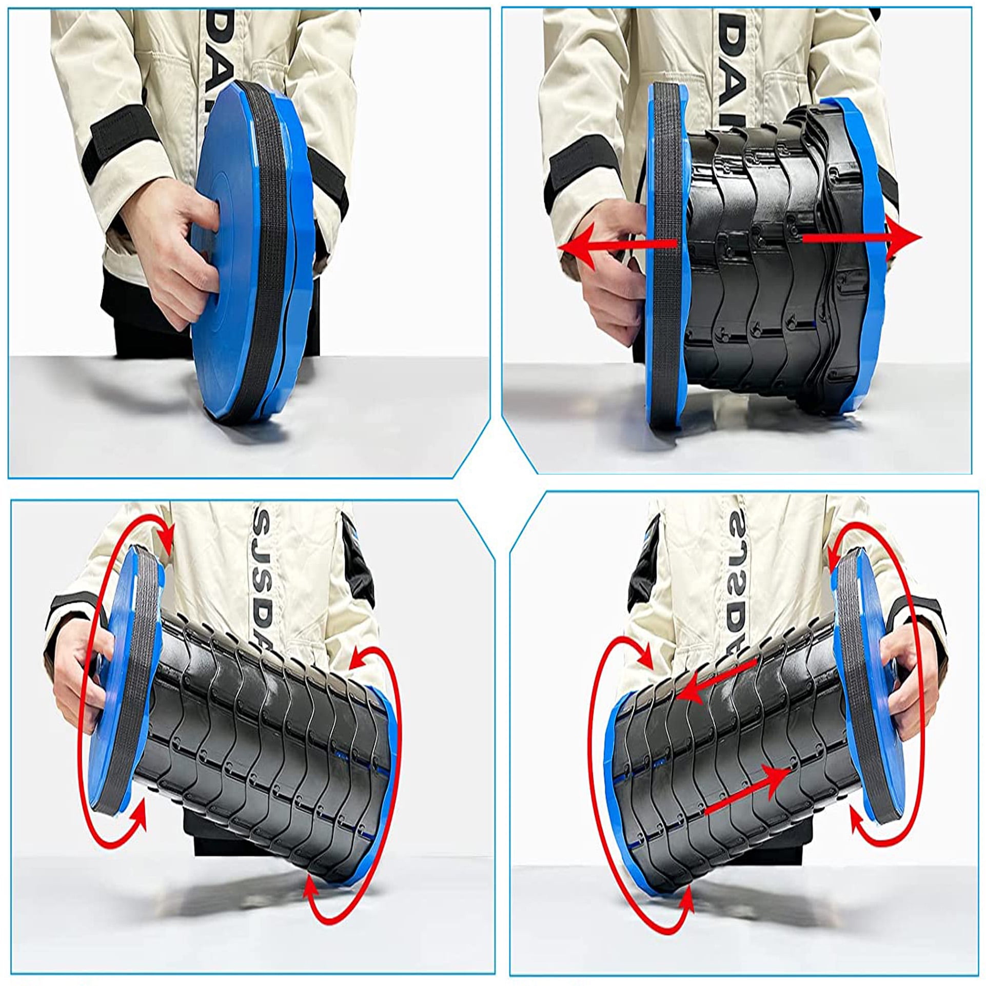 Donepart Foldable Telescopic Stool, Lightweight Foldable Stool, Fishing Tours Indoor Outdoor Activity (Blue) - Image 9