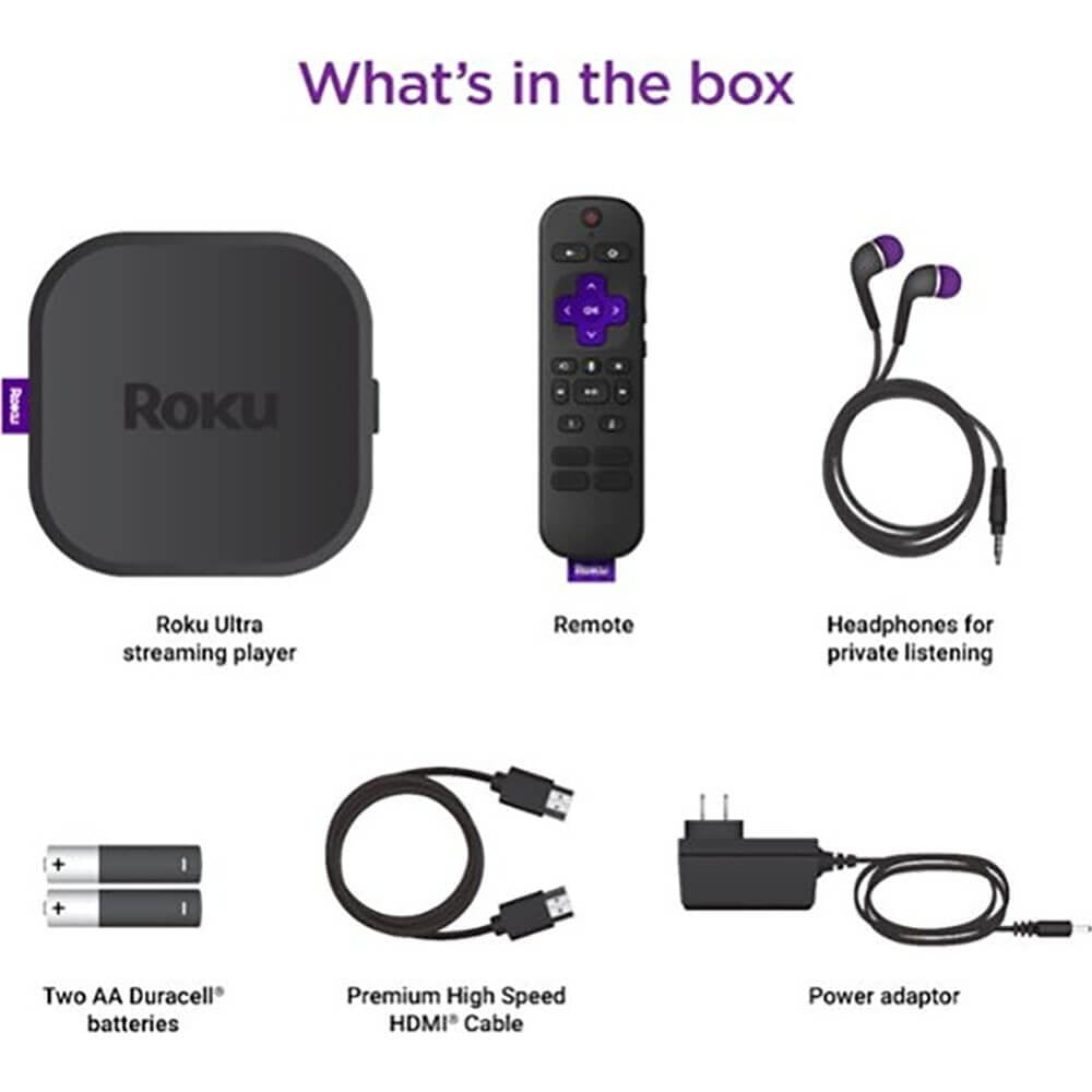 Roku Ultra 4800R Network Audio/Video Player, wrls LAN, Black - Image 7