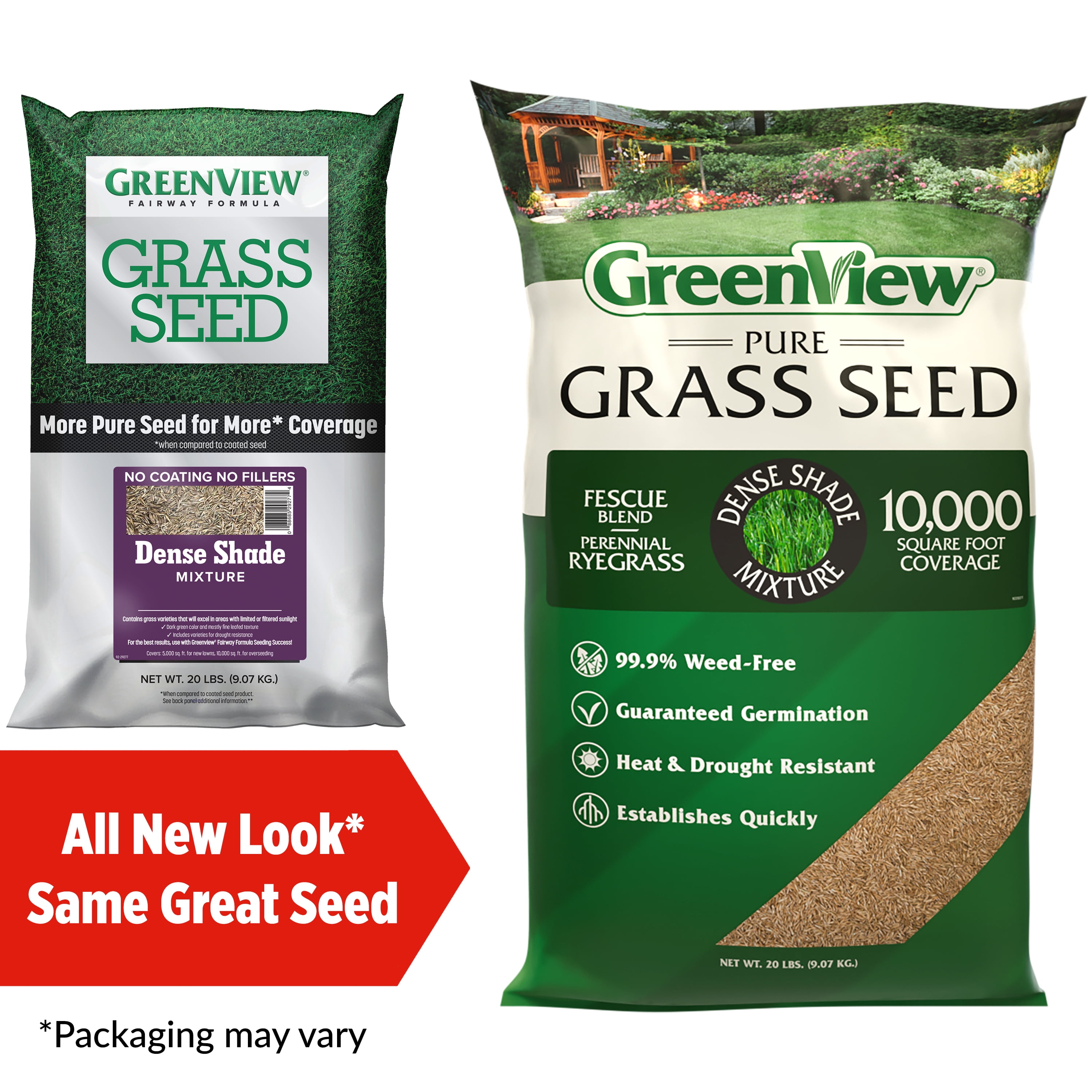 GreenView Pure Grass Seed Dense Shade Mixture, 20 lb. Bag – Covers up to 10,000 sq. ft. - Image 3